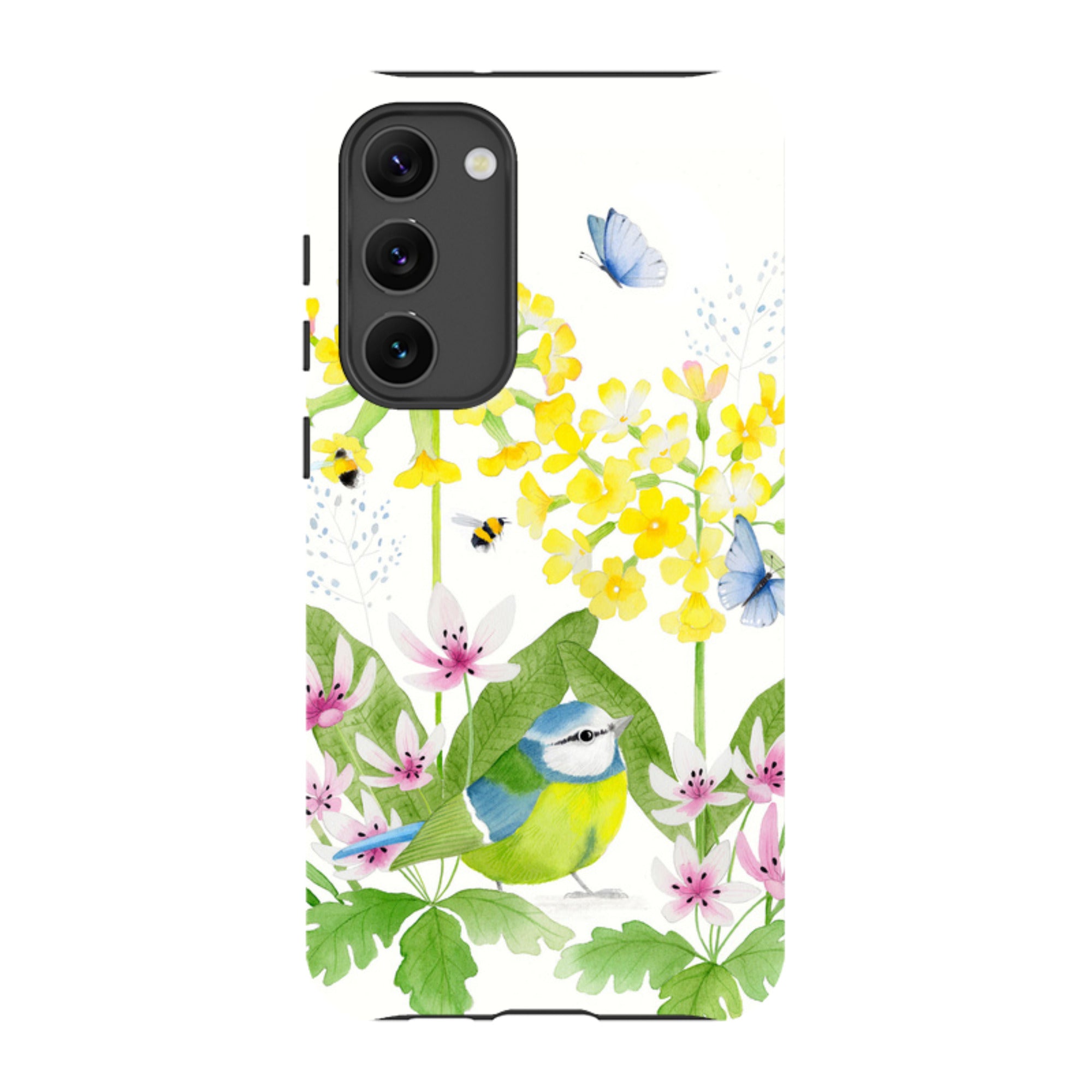 Samsung Tough Case - Blue Tit Garden By Bex Parkin