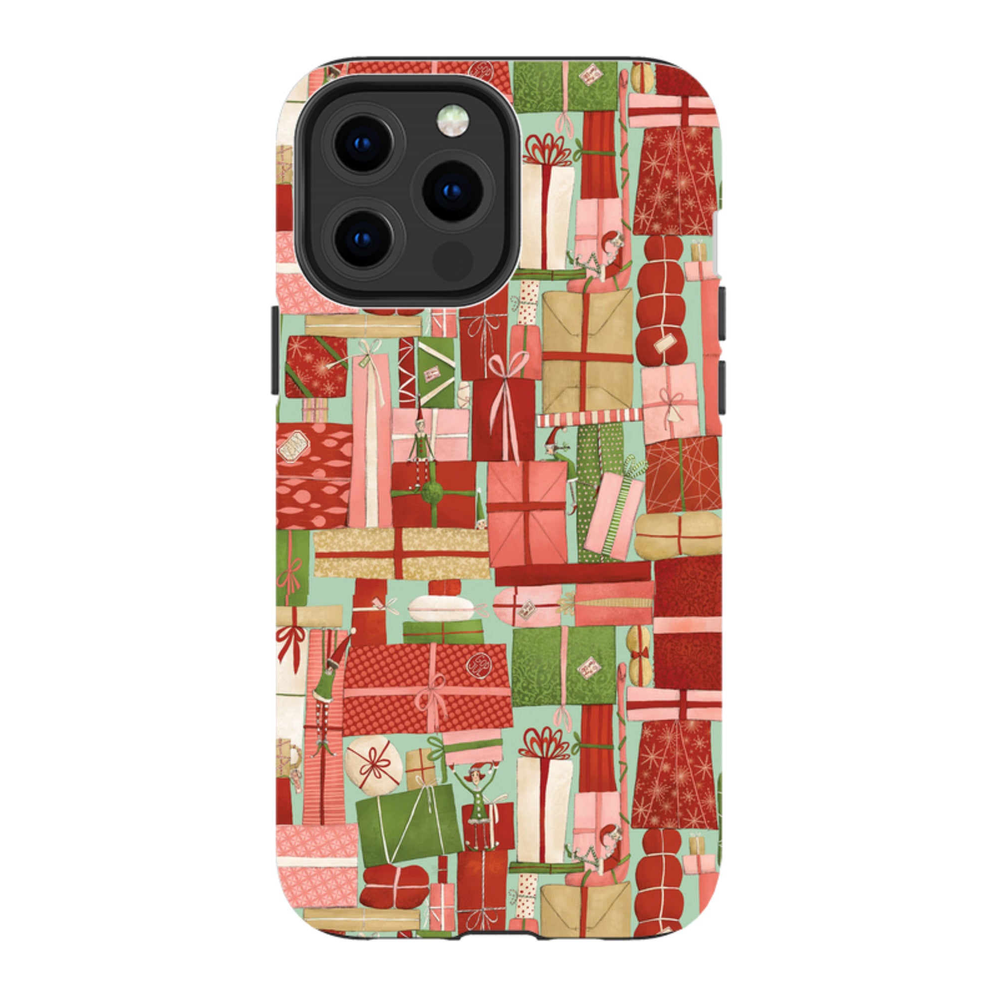 iPhone MagSafe Tough Case - Santas Helpers By Maja Lindberg