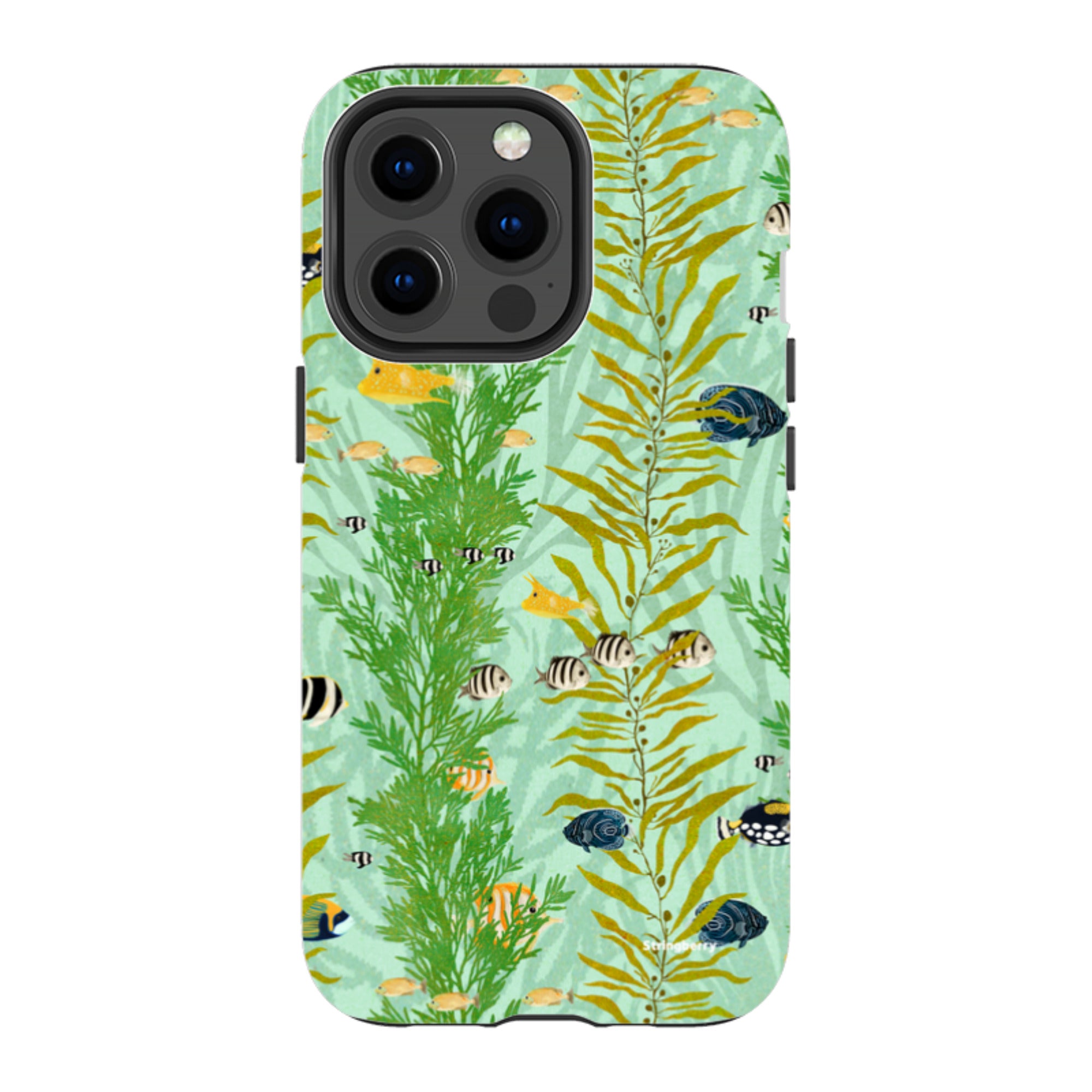 iPhone Tough Case - Reef Stripe By Katherine Quinn