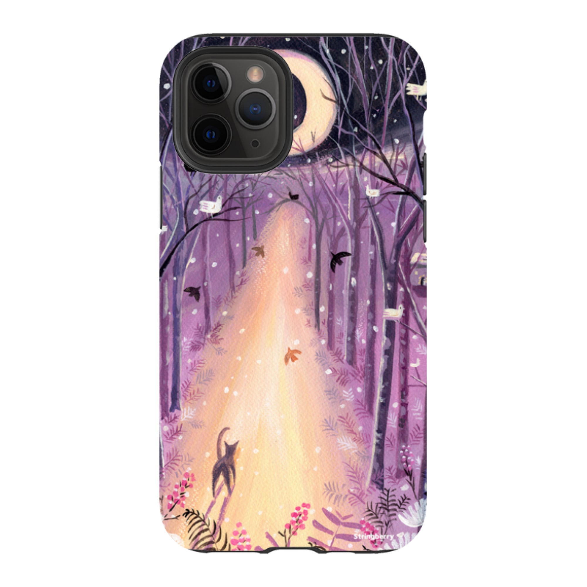 iPhone Tough Case - Forest Cat By Mary Stubberfield