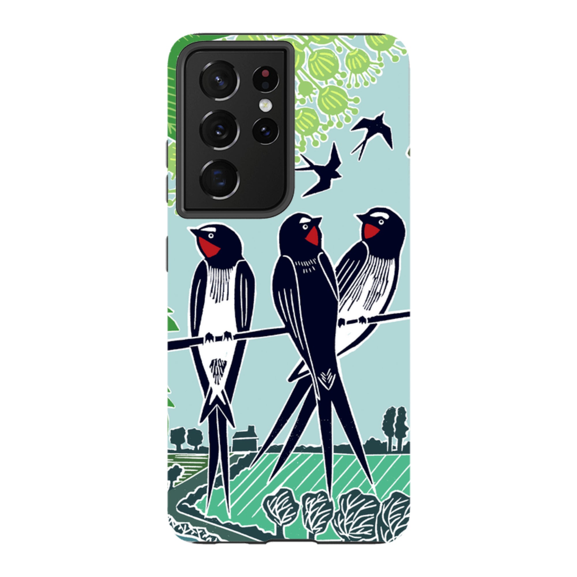 Samsung Tough Case - Swallows By Kate Heiss