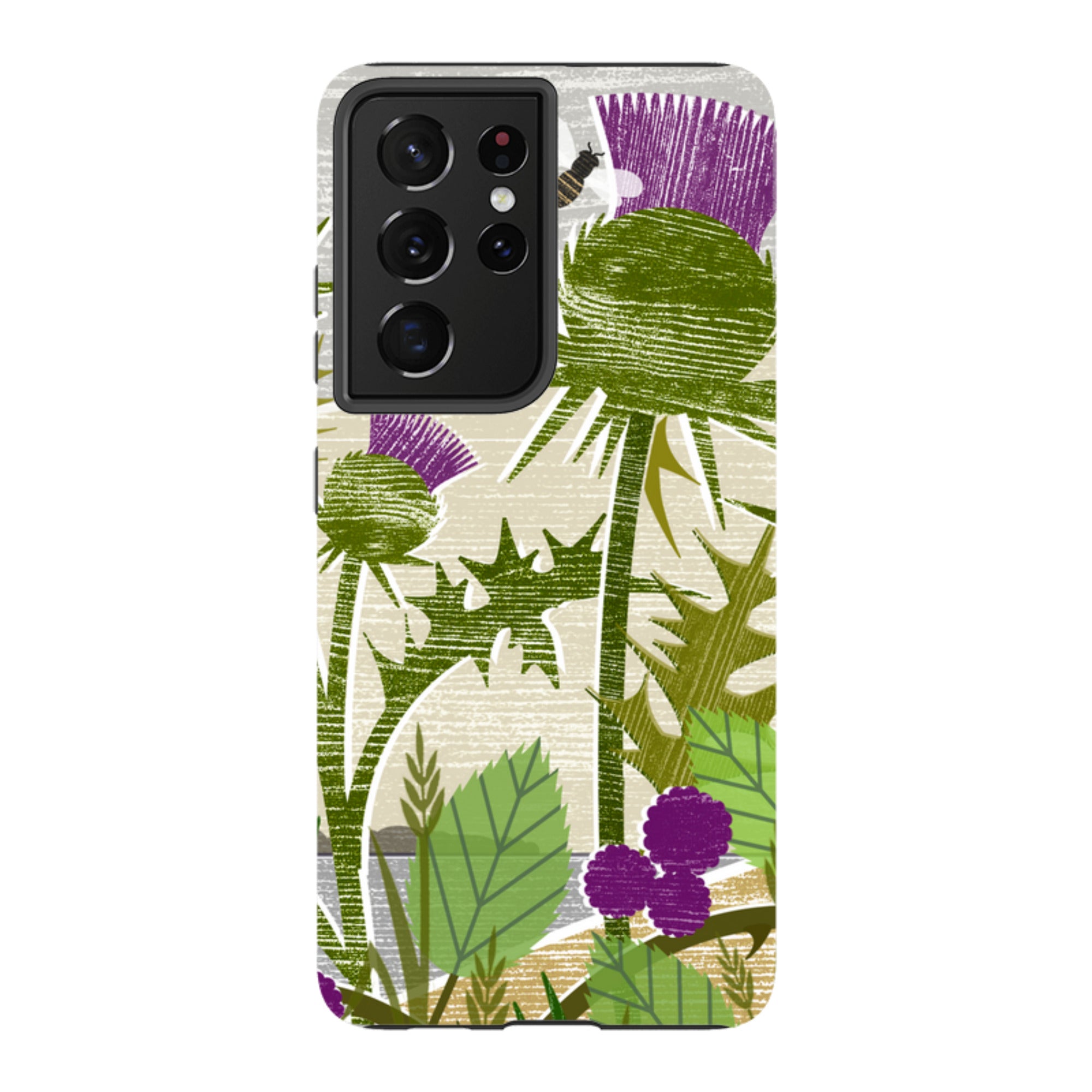 Samsung Tough Case - Purple Thistle By Liane Payne