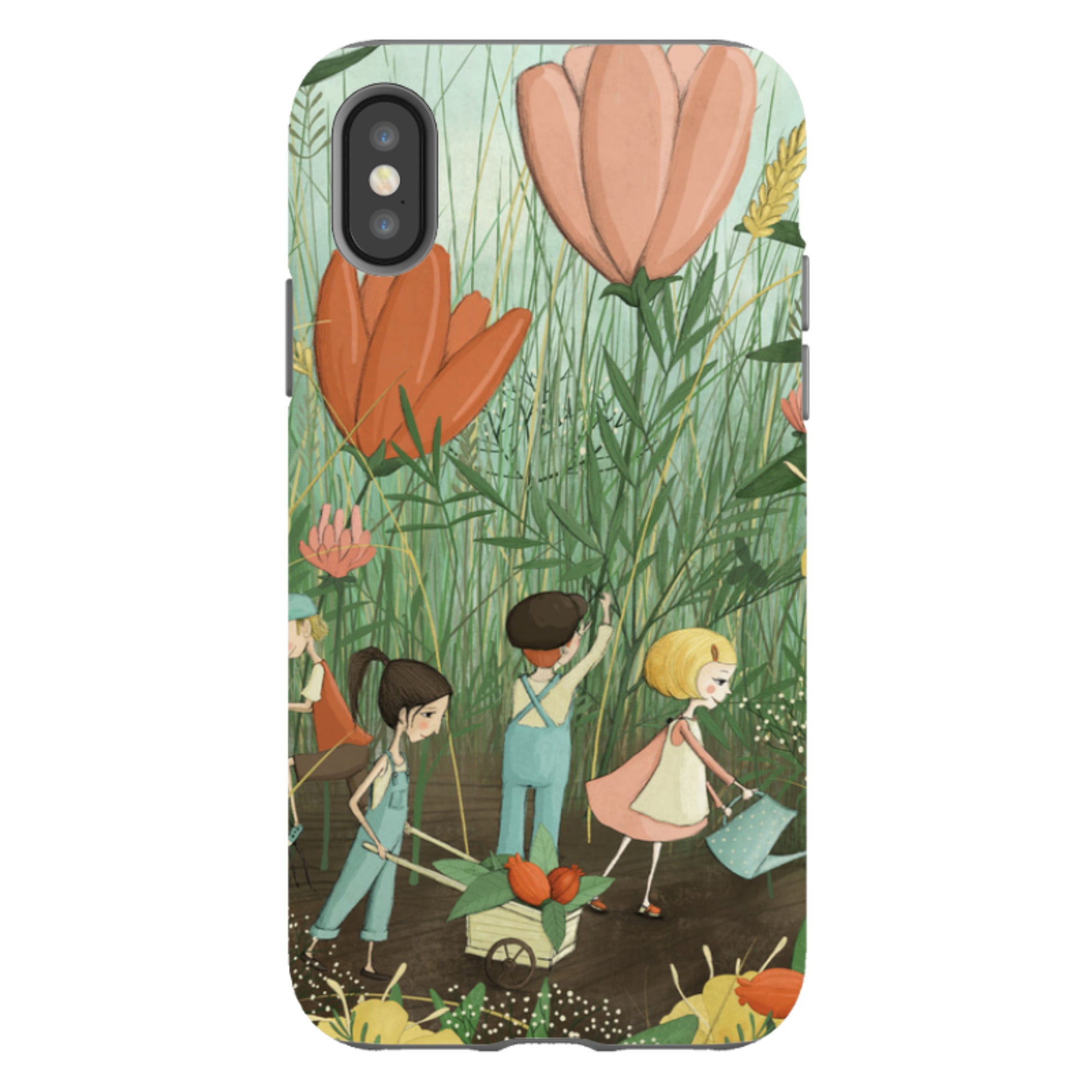 iPhone Tough Case - Garden Day By Maja Lindberg