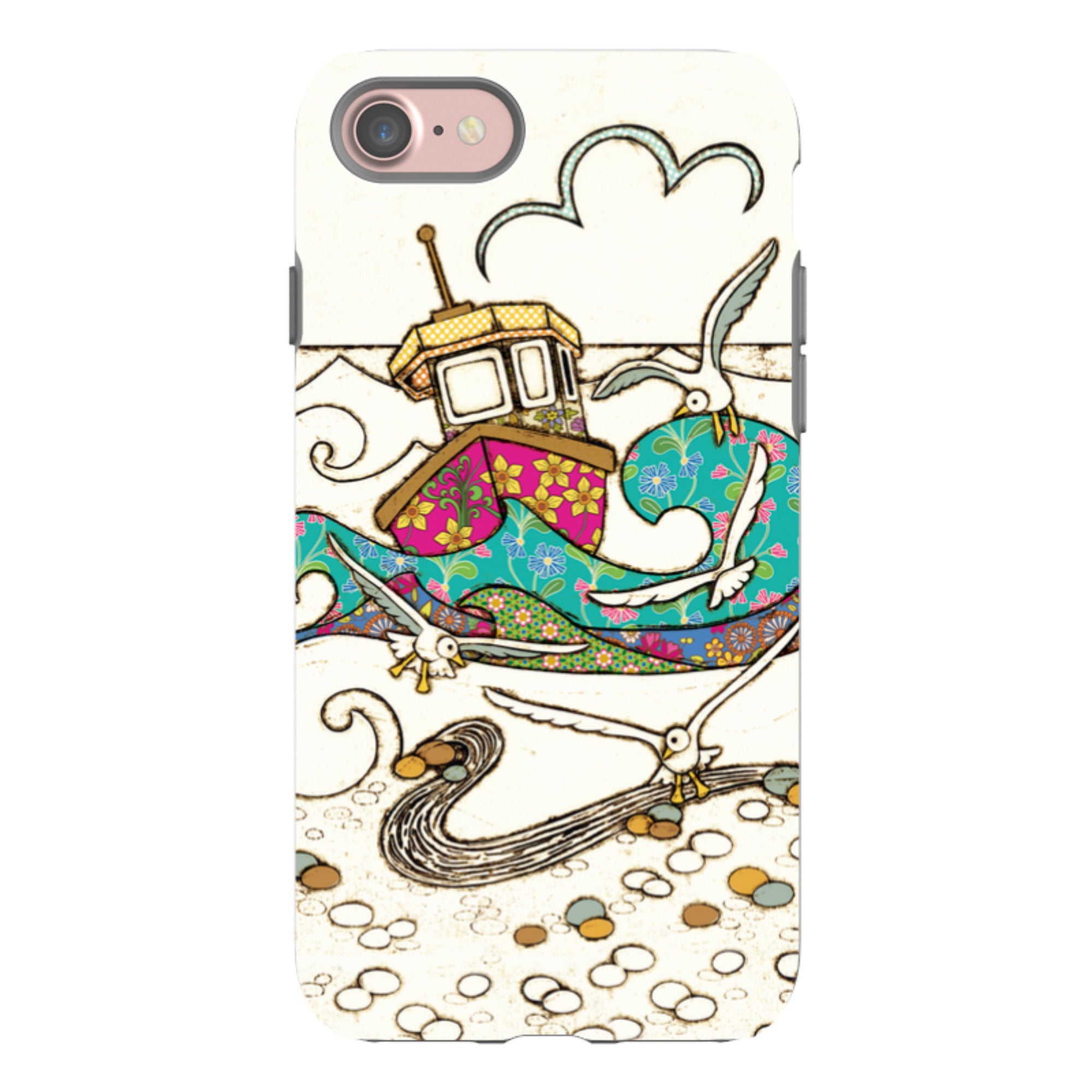 iPhone Tough Case - Fishing Boat By Amelia Bowman