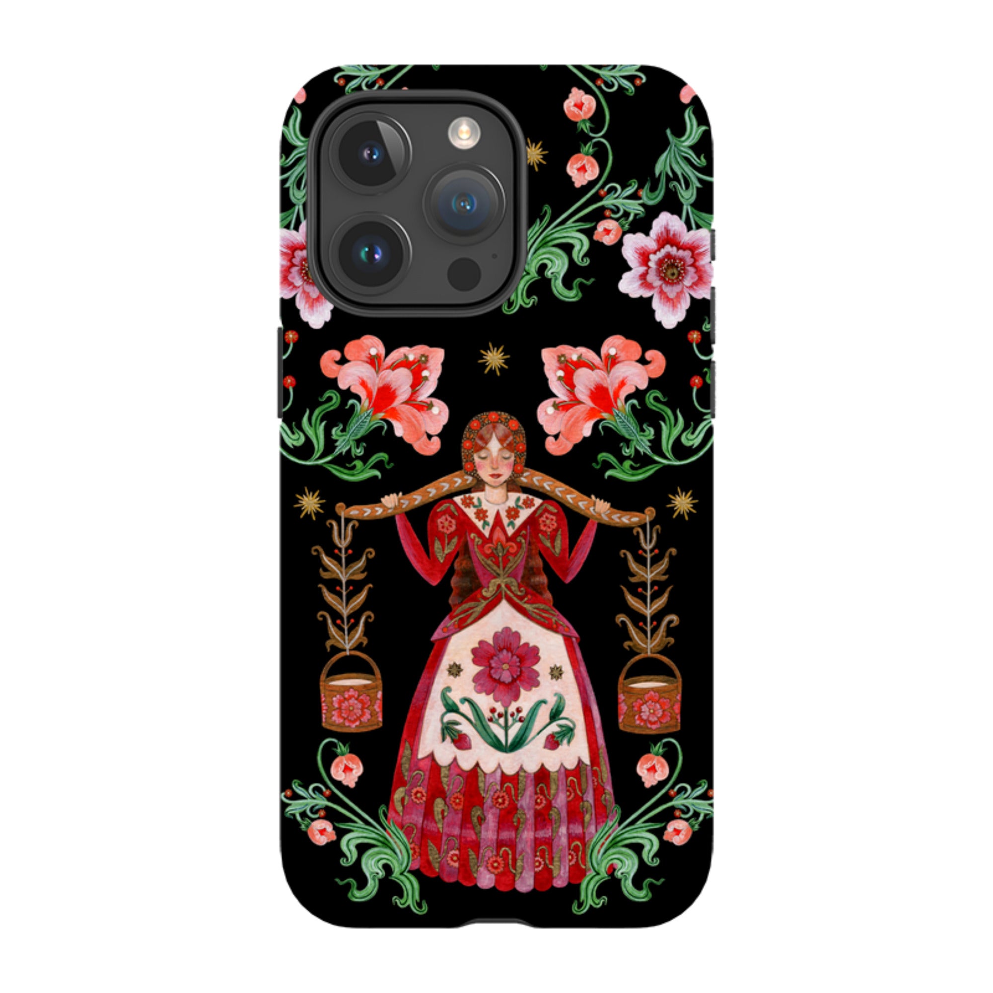 iPhone MagSafe Tough Case - Eight Maids A Milking By Maria Matos