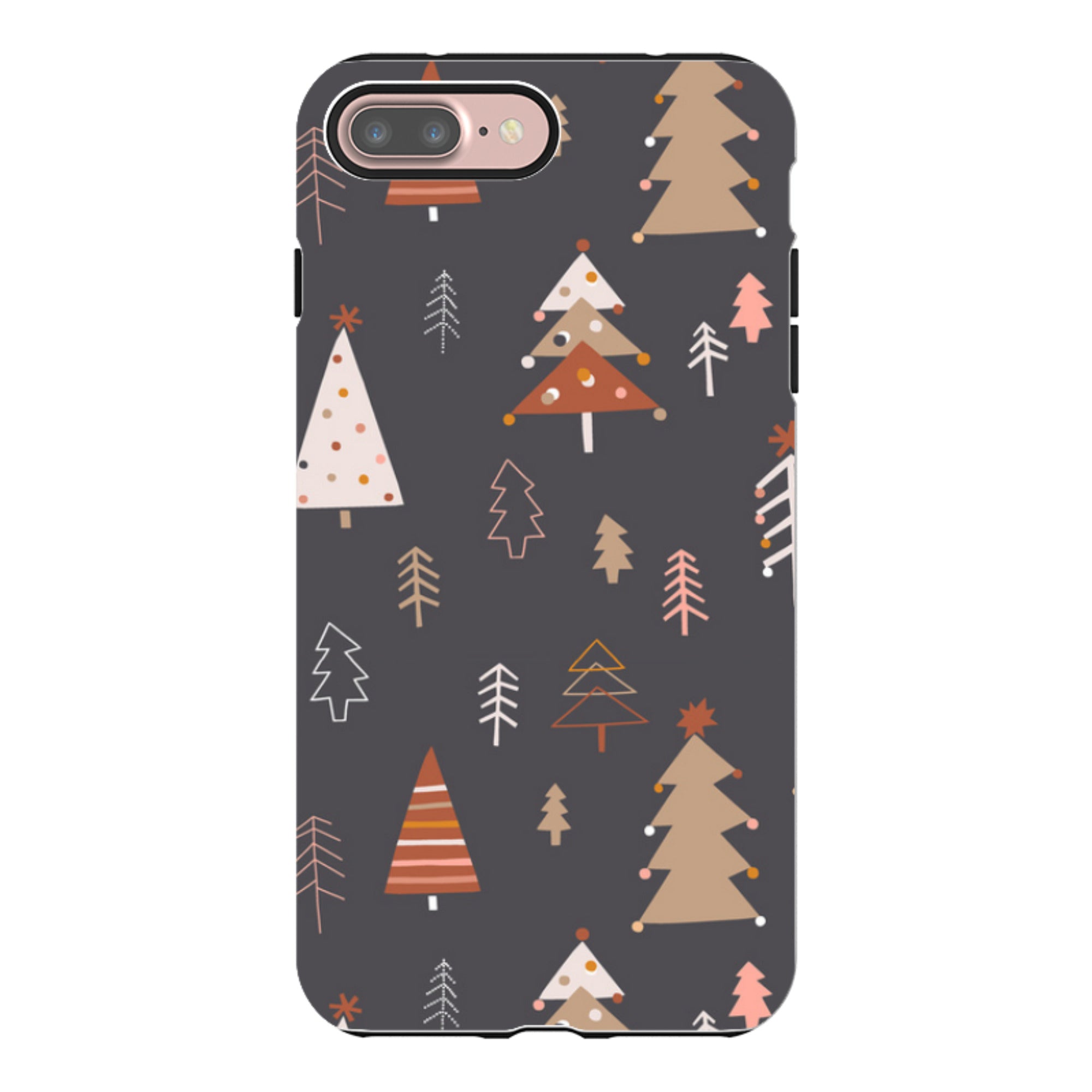 iPhone Tough Case - Dark Xmas Trees