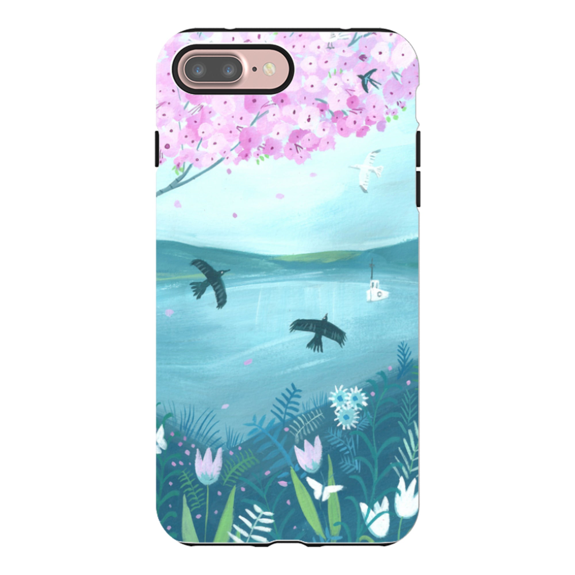 iPhone Tough Case - Blossom Tree By Mary Stubberfield