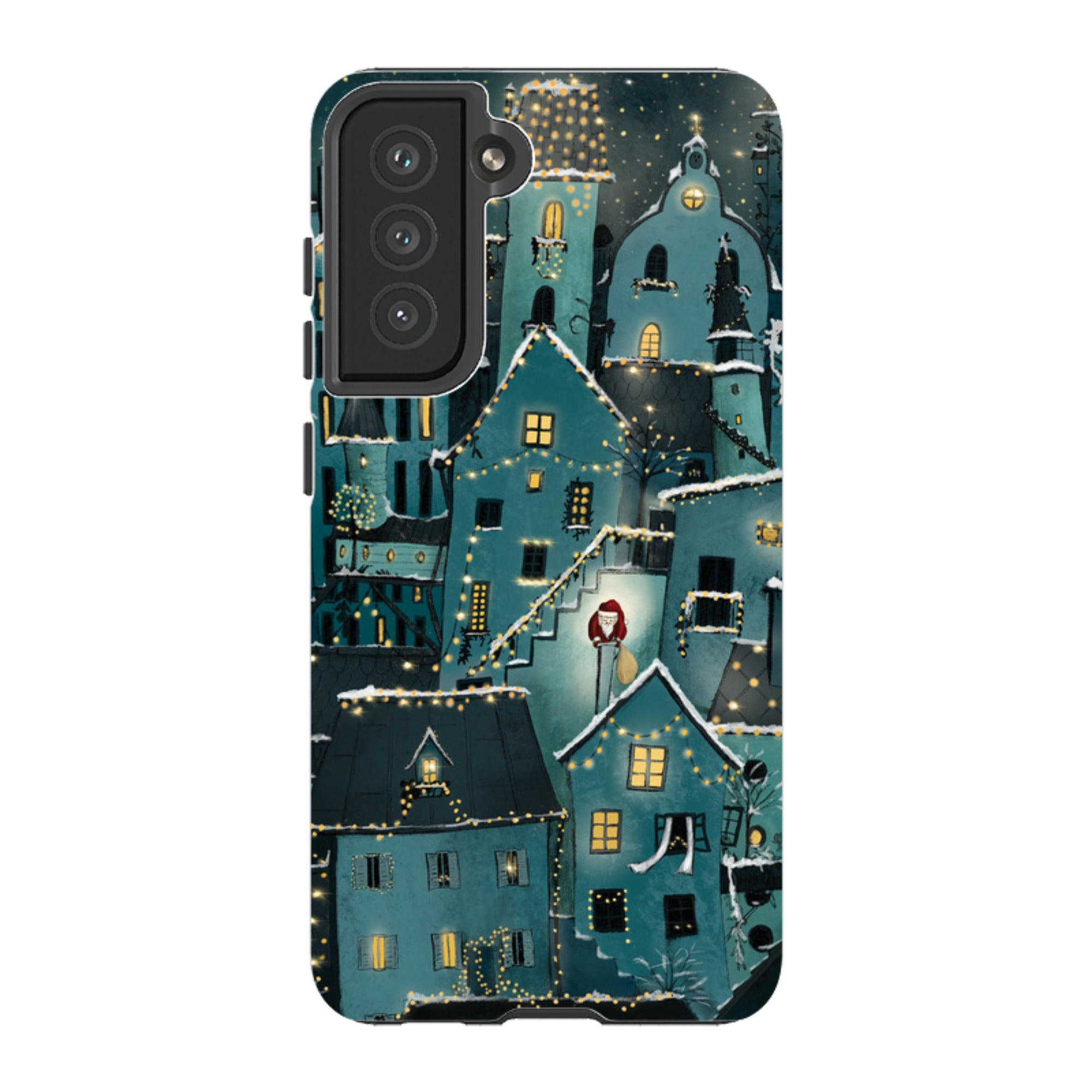 Samsung Tough Case - Citywinkles Blue By Maja Lindberg