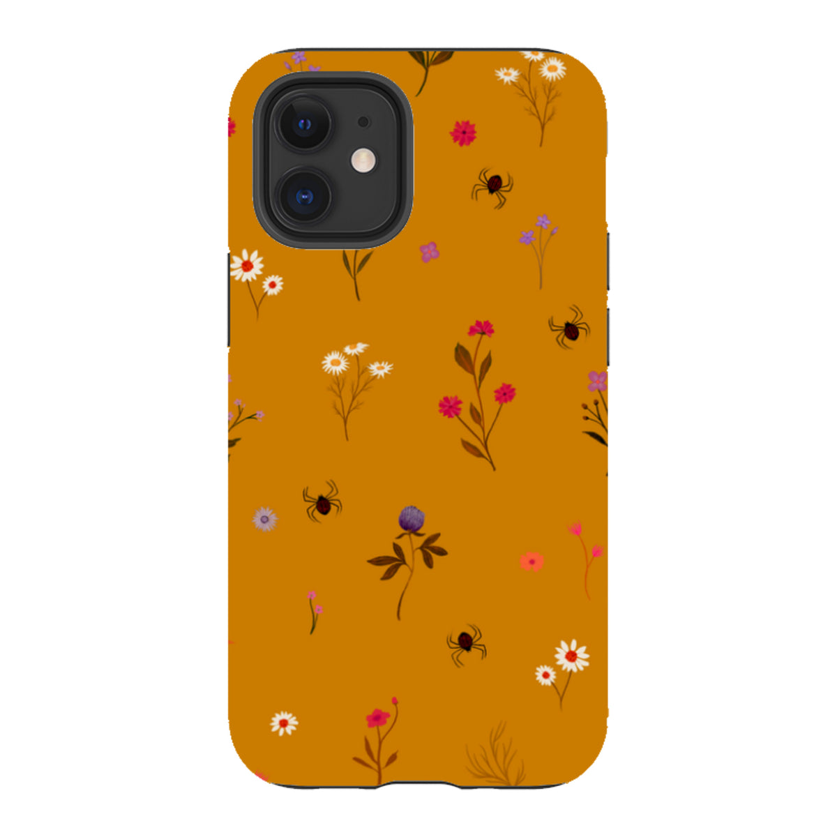 iPhone Tough Case - Florals and Spiders - Spice By Katherine Quinn