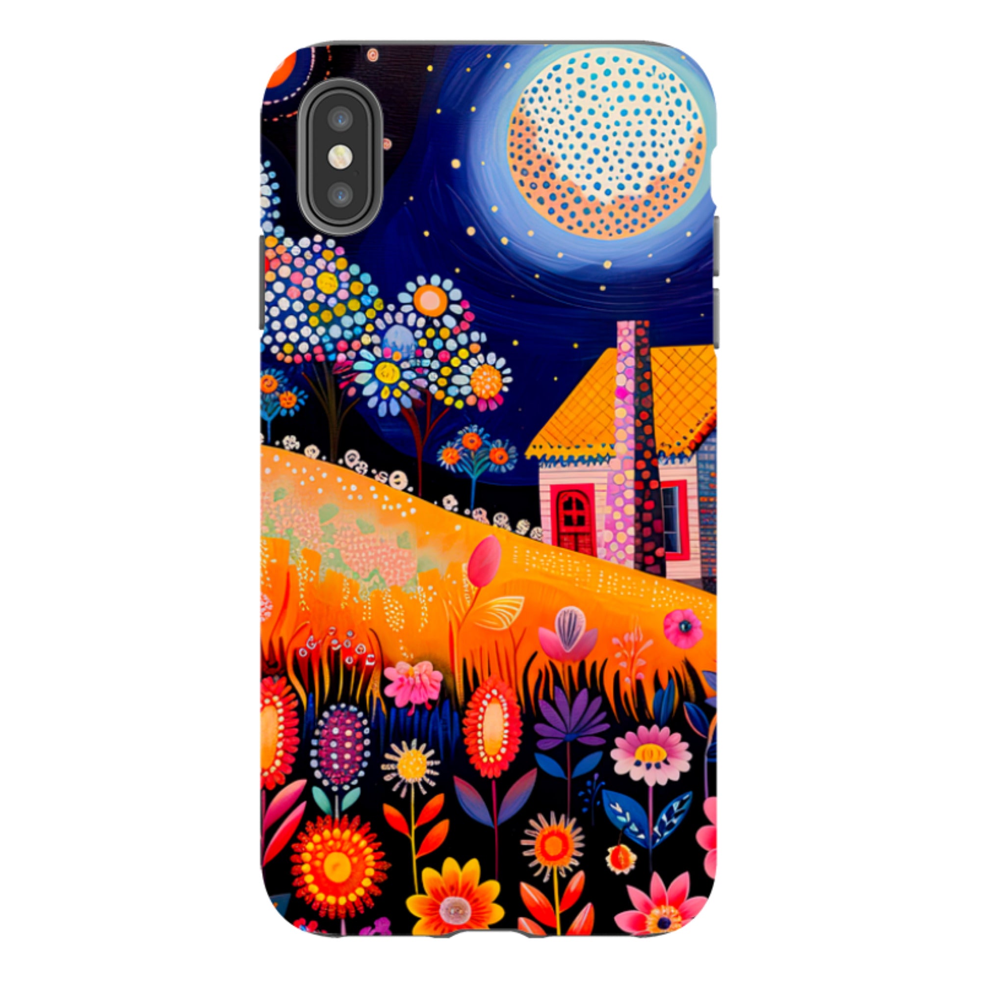 iPhone Case - Folk Art House I