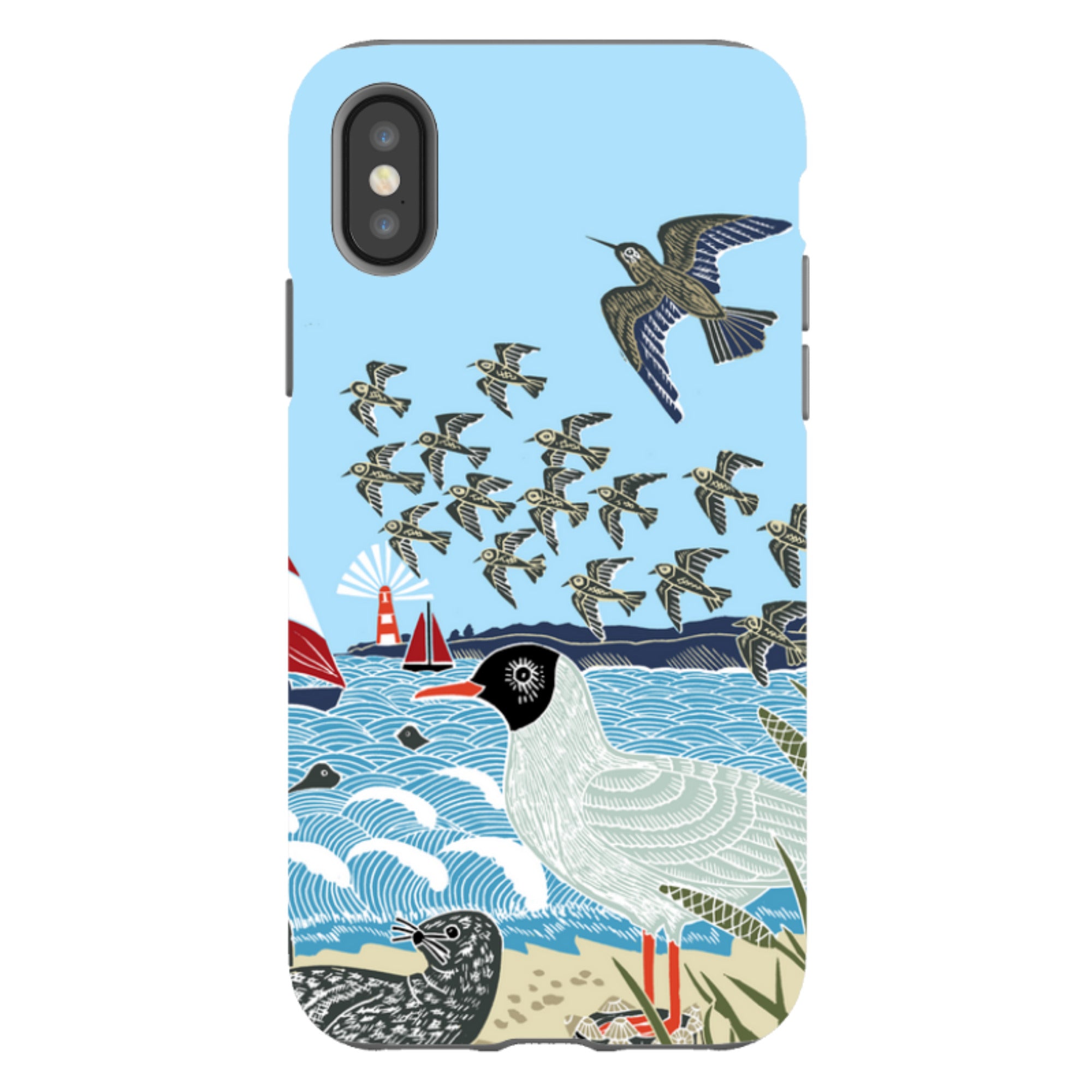 iPhone Case - Seagulls and Seals By Kate Heiss