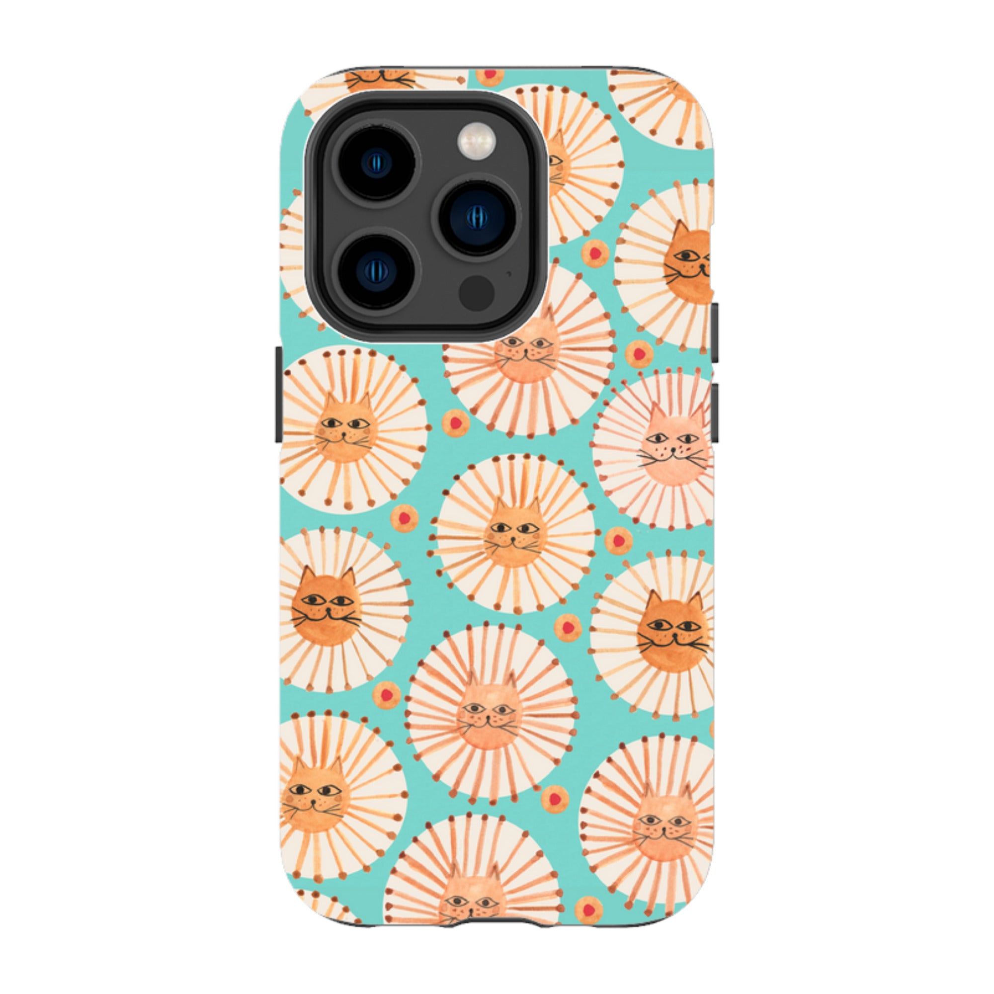 iPhone Tough Case - Wild Cats By Gabriela Larios