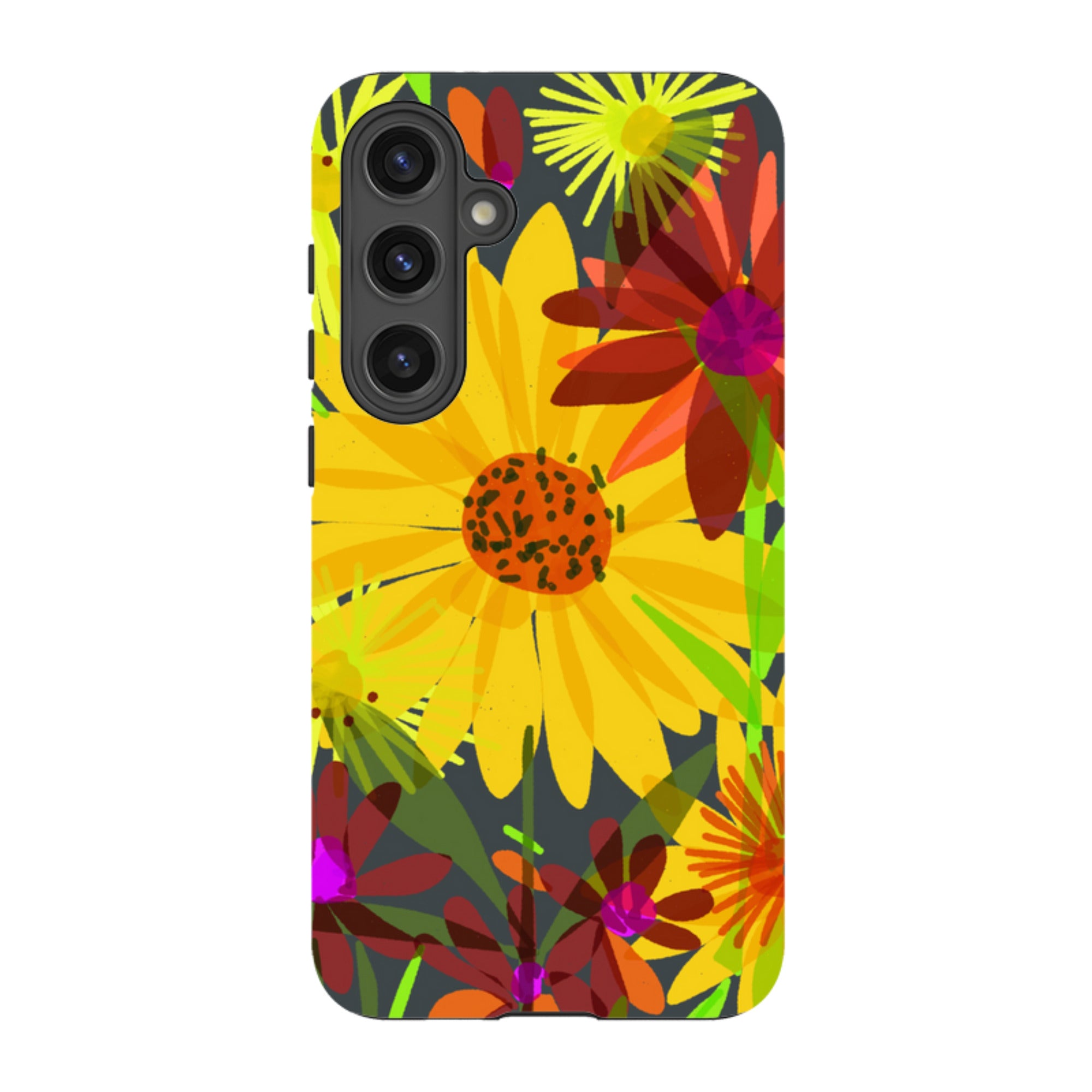 Samsung Tough Case - Sunflowers By Sarah Campbell