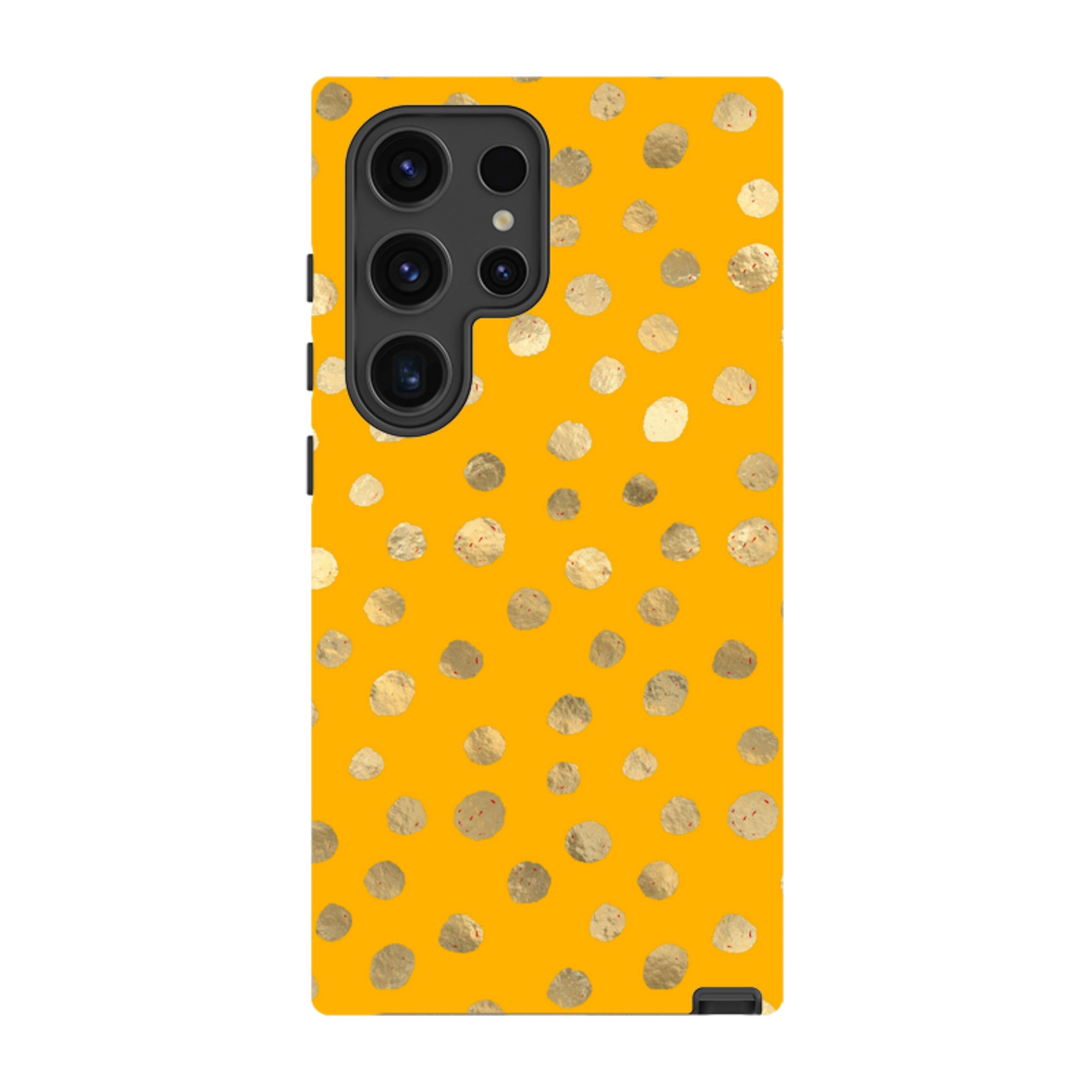 Samsung Tough Case - Honey and Gold Dots
