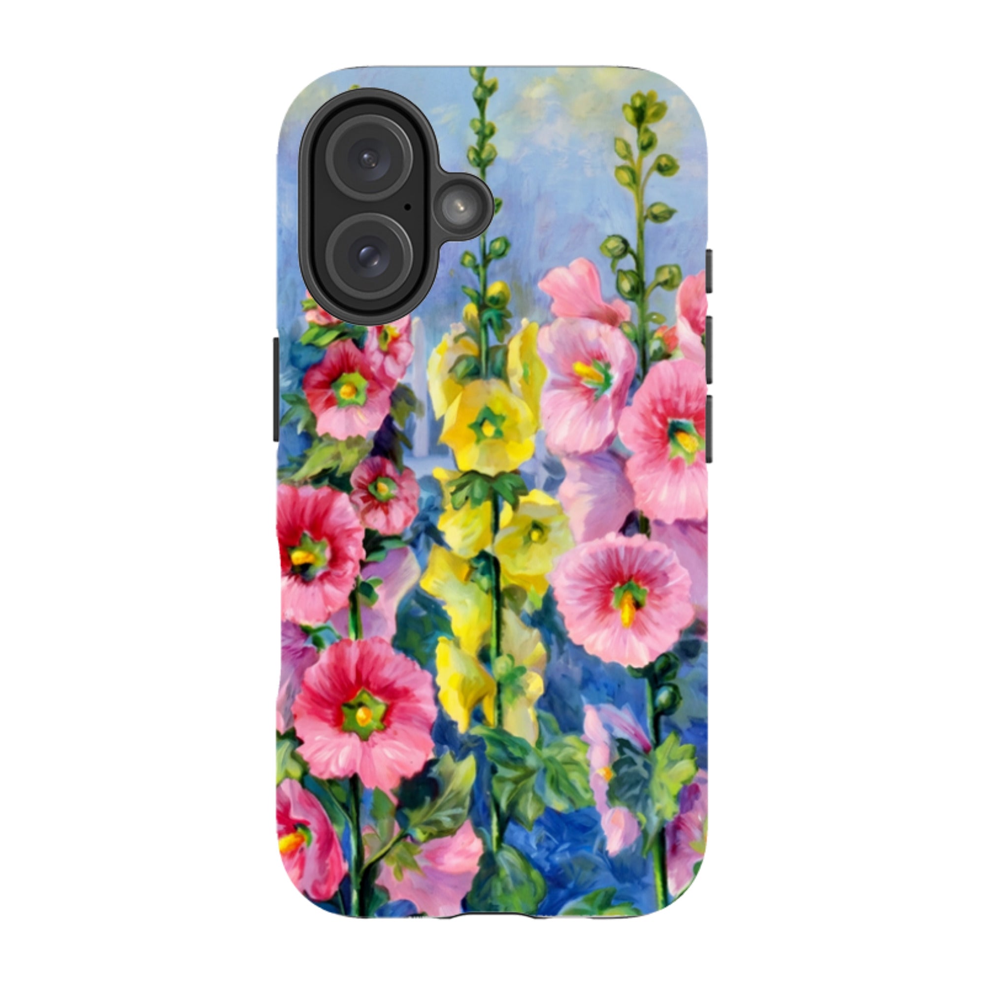 iPhone MagSafe Tough Case - Hollyhock Garden