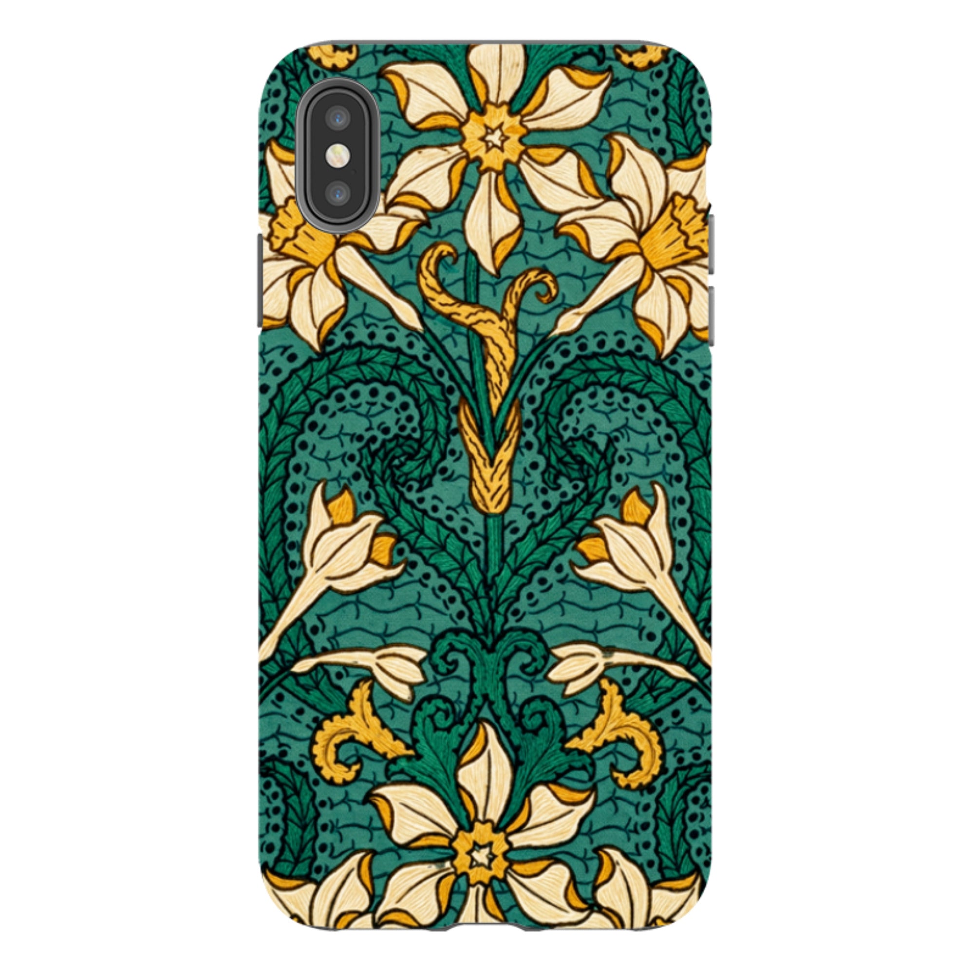 iPhone Tough Case - Nouveau Daffodil Floral