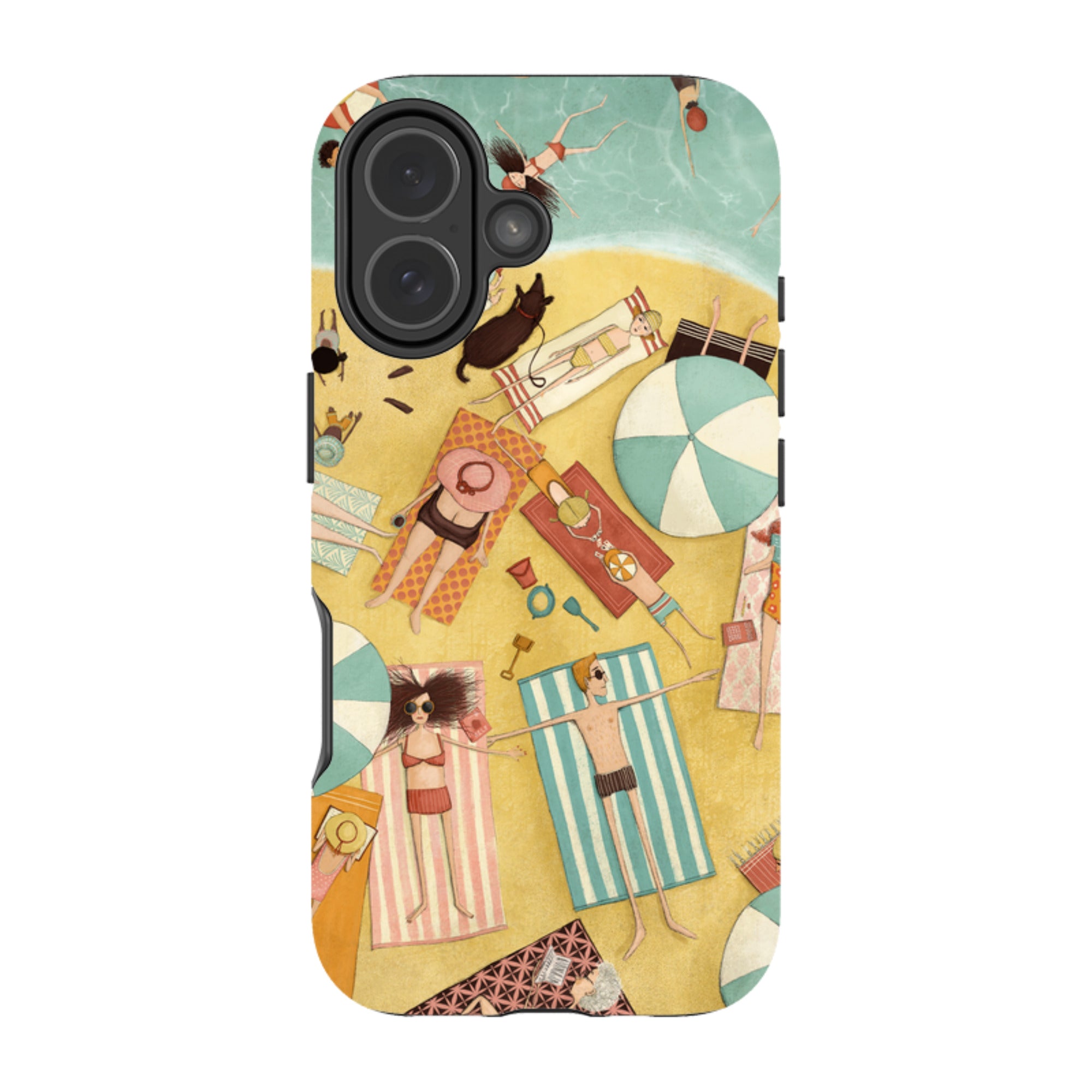 iPhone MagSafe Tough Case - Beach Day By Maja Lindberg