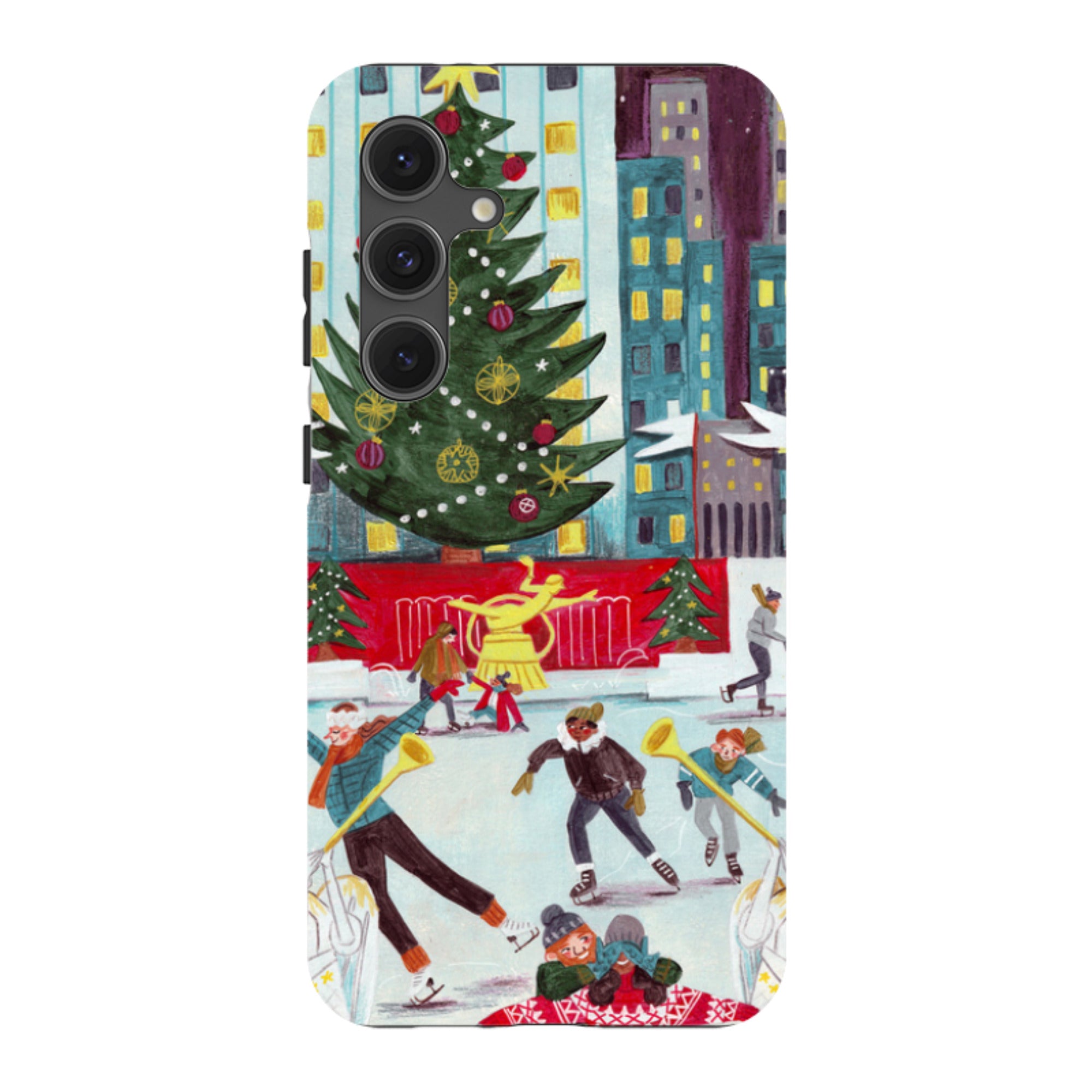 Samsung Tough Case - Xmas In New York By Caroline Bonne Muller