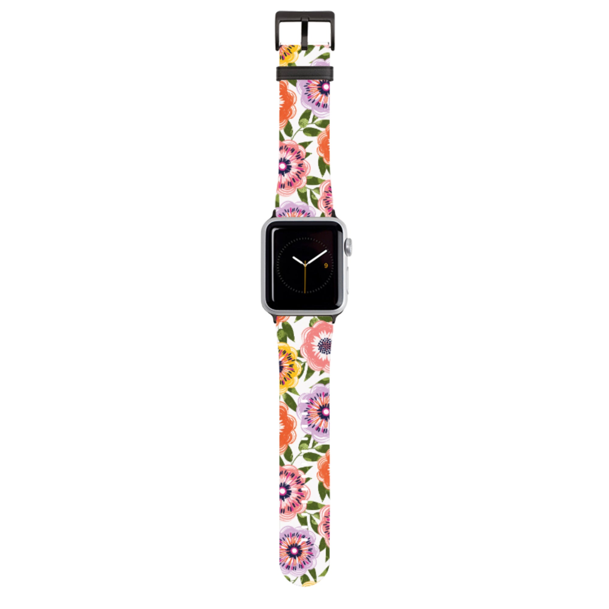 Bright Blooms II Apple Watch Strap By Ali Brookes