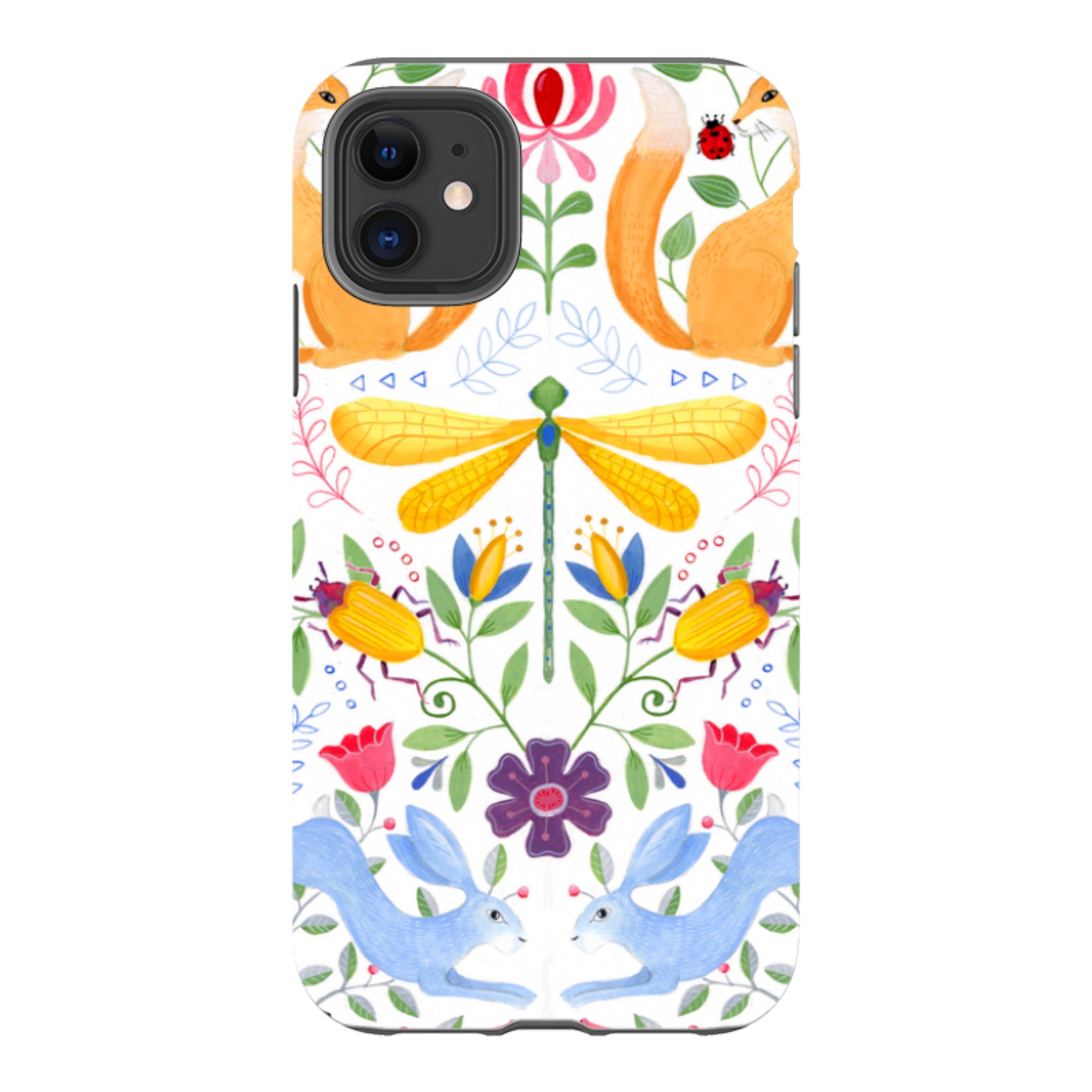 iPhone Tough Case - Folk Garden By Bex Parkin