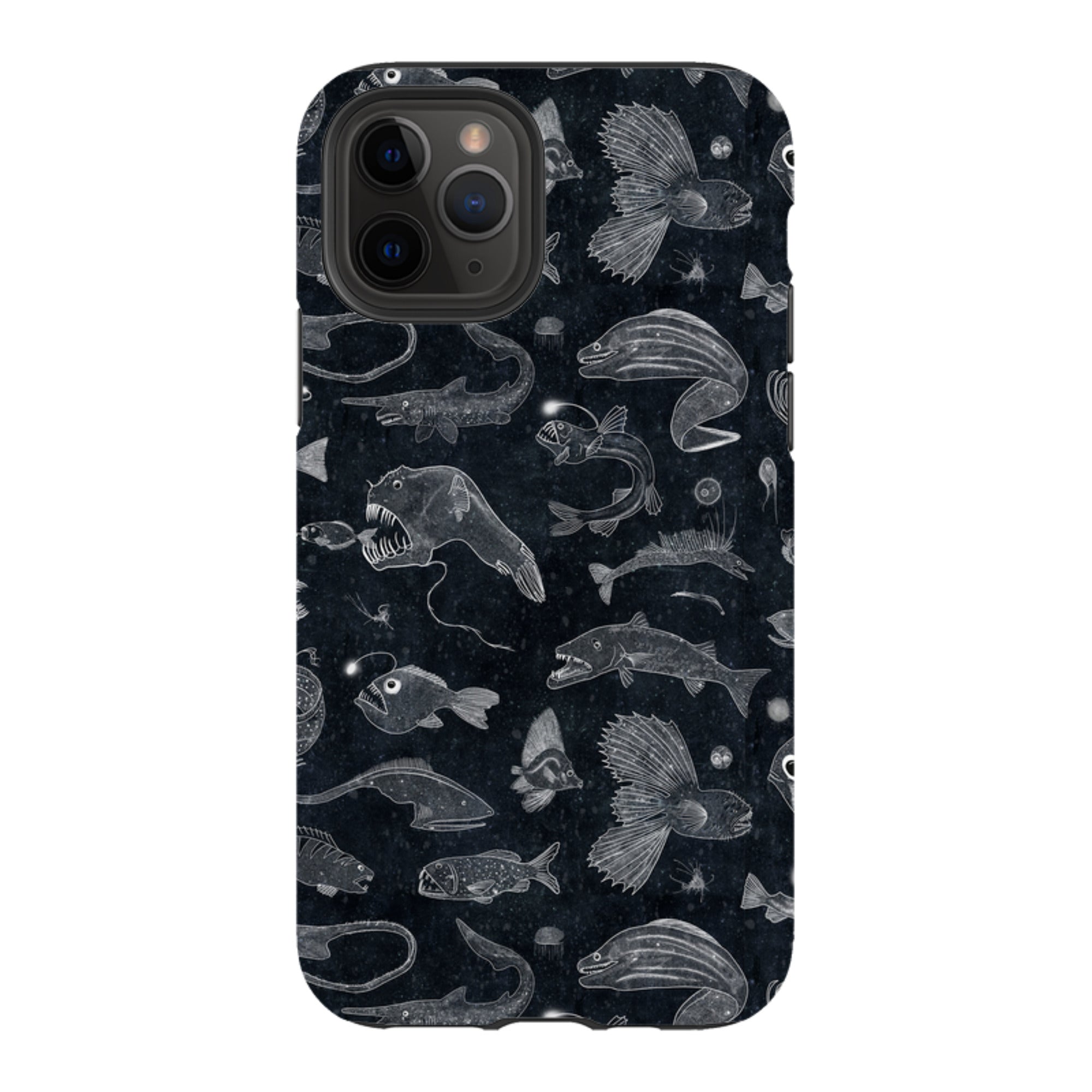 iPhone Tough Case - Biters Line Drawing By Katherine Quinn