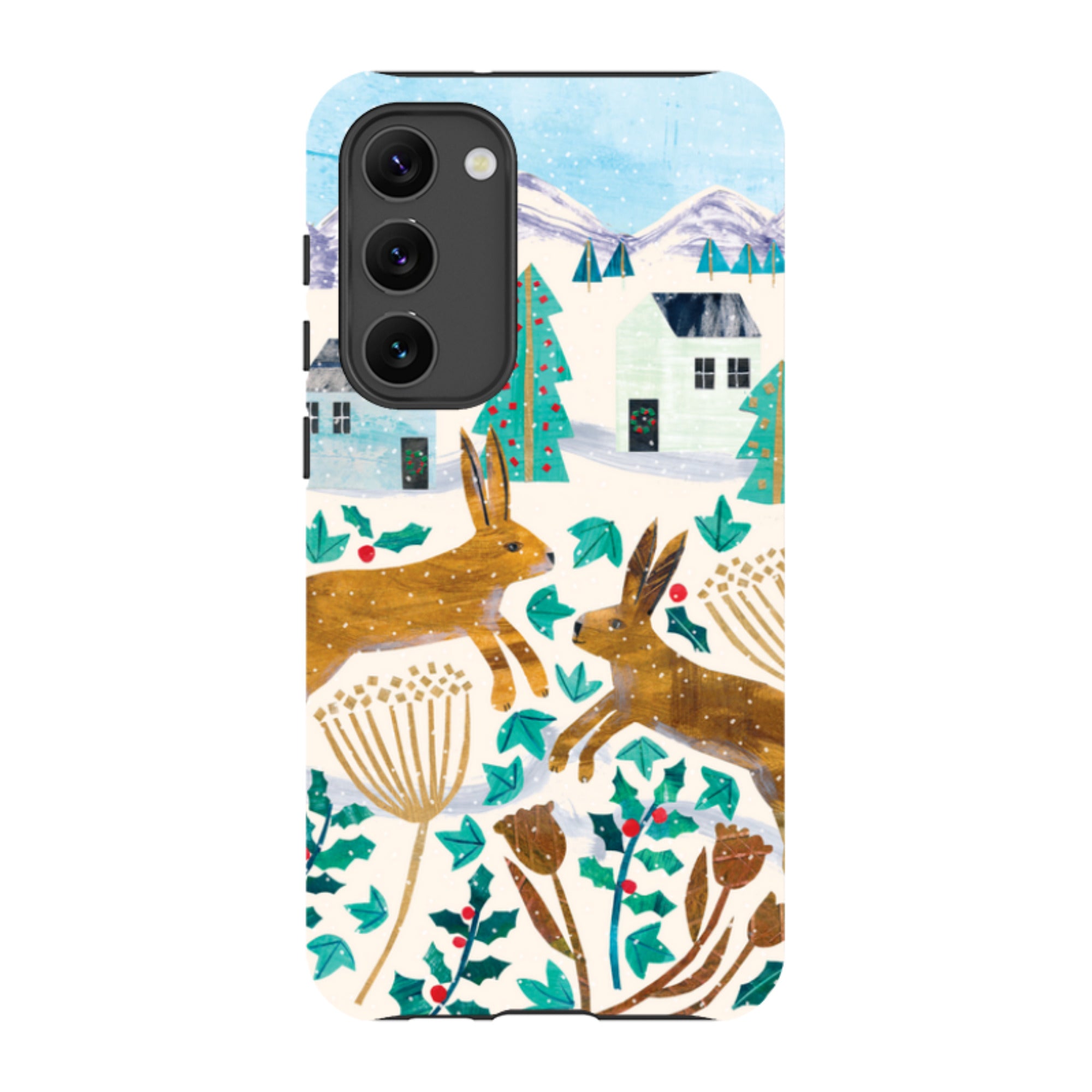Samsung Tough Case - Xmas Hare By Tracey English