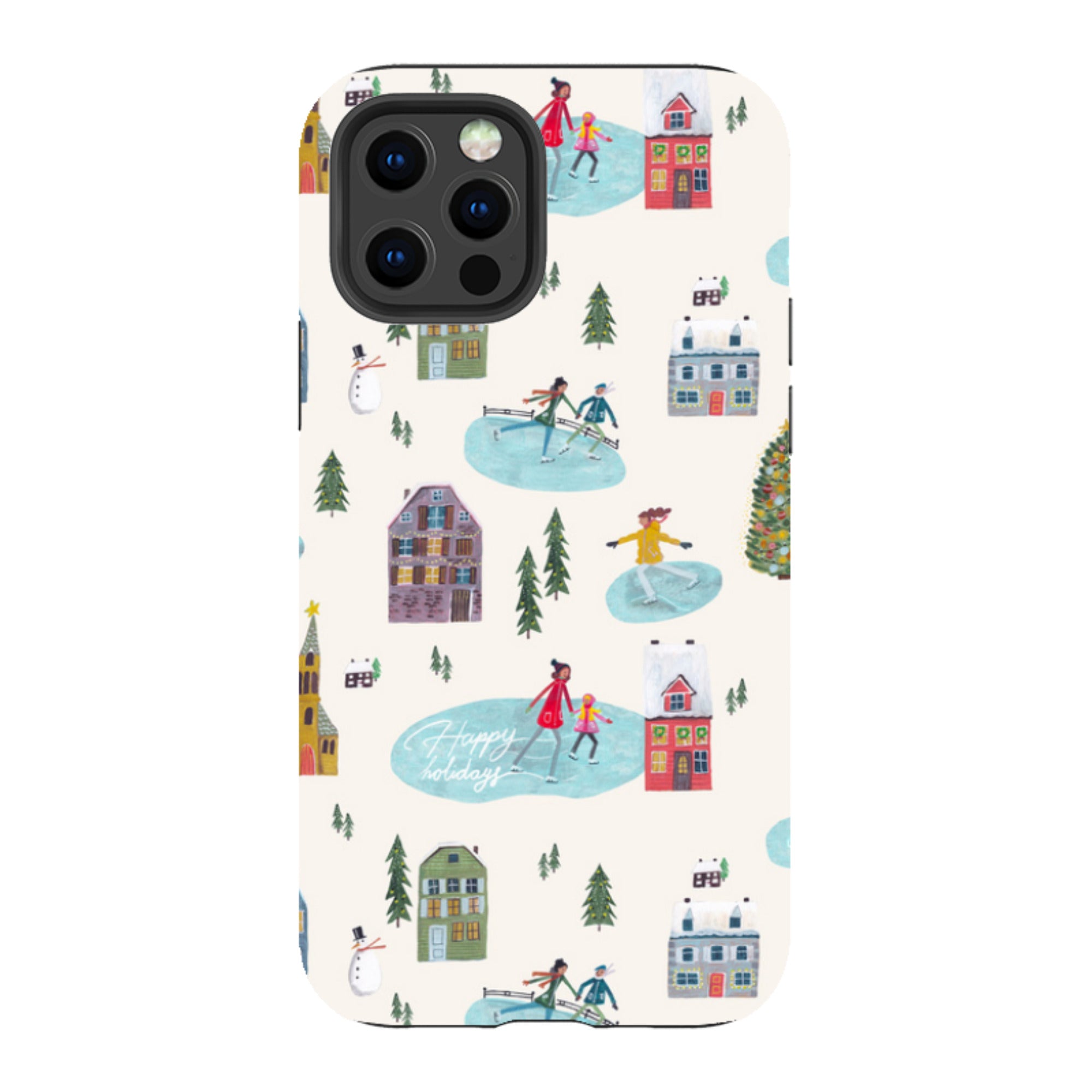 iPhone Tough Case - Happy Holidays By Caroline Bonne Muller
