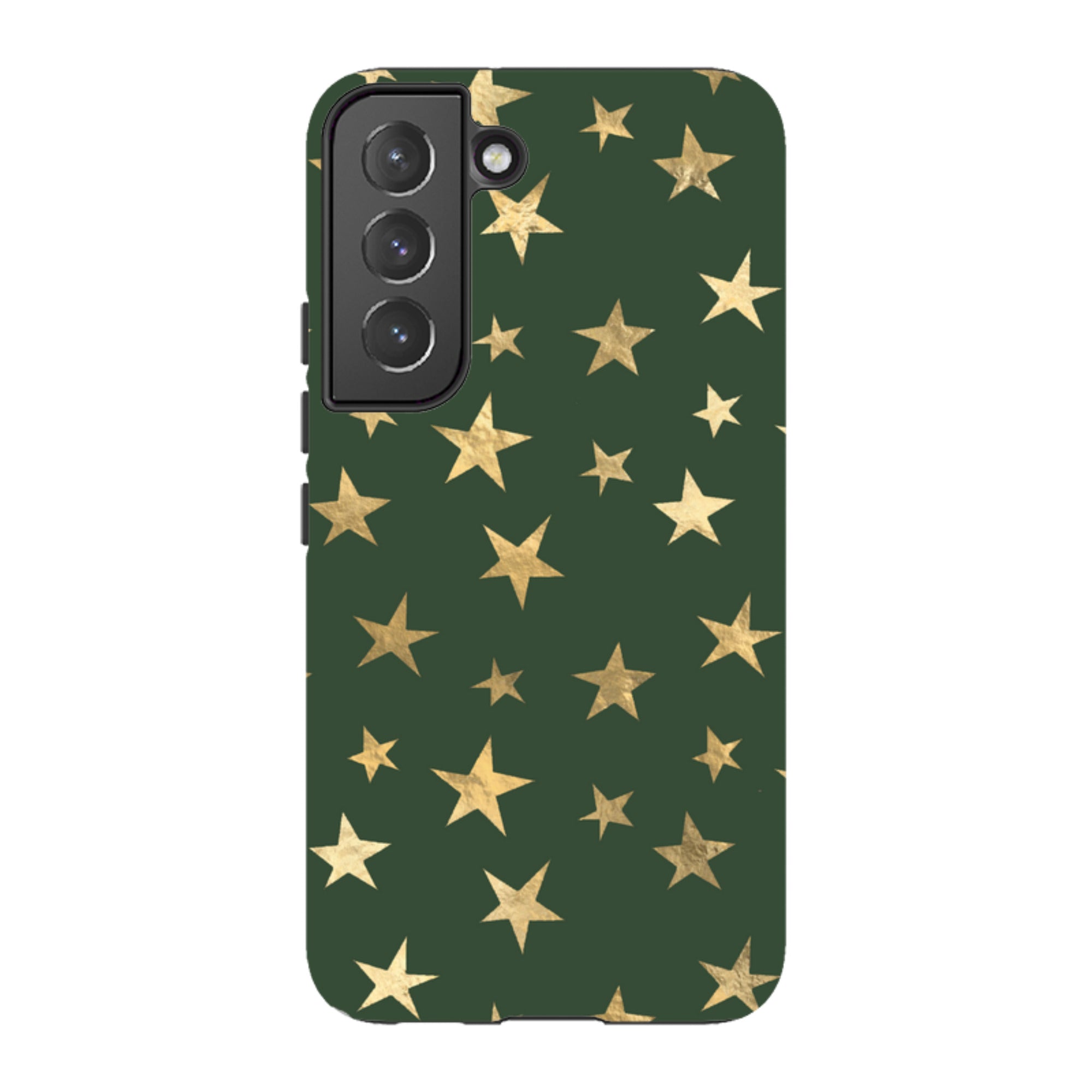 Samsung Tough Case - Green and Gold Stars