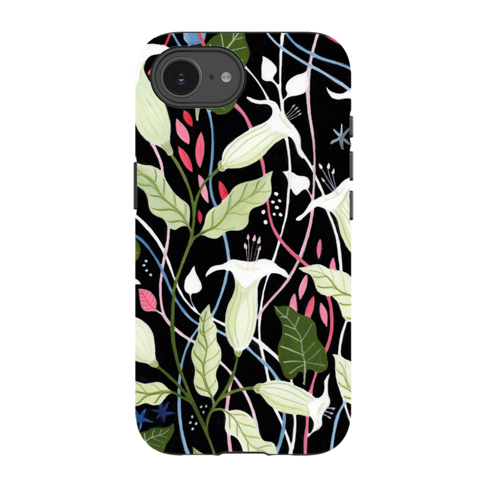 iPhone Tough Case - Trumpet Flowers By Bex Parkin