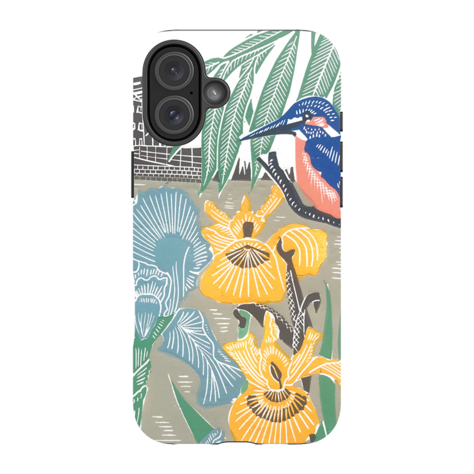 iPhone Tough Case - Kingfisher At The Mill By Kate Heiss