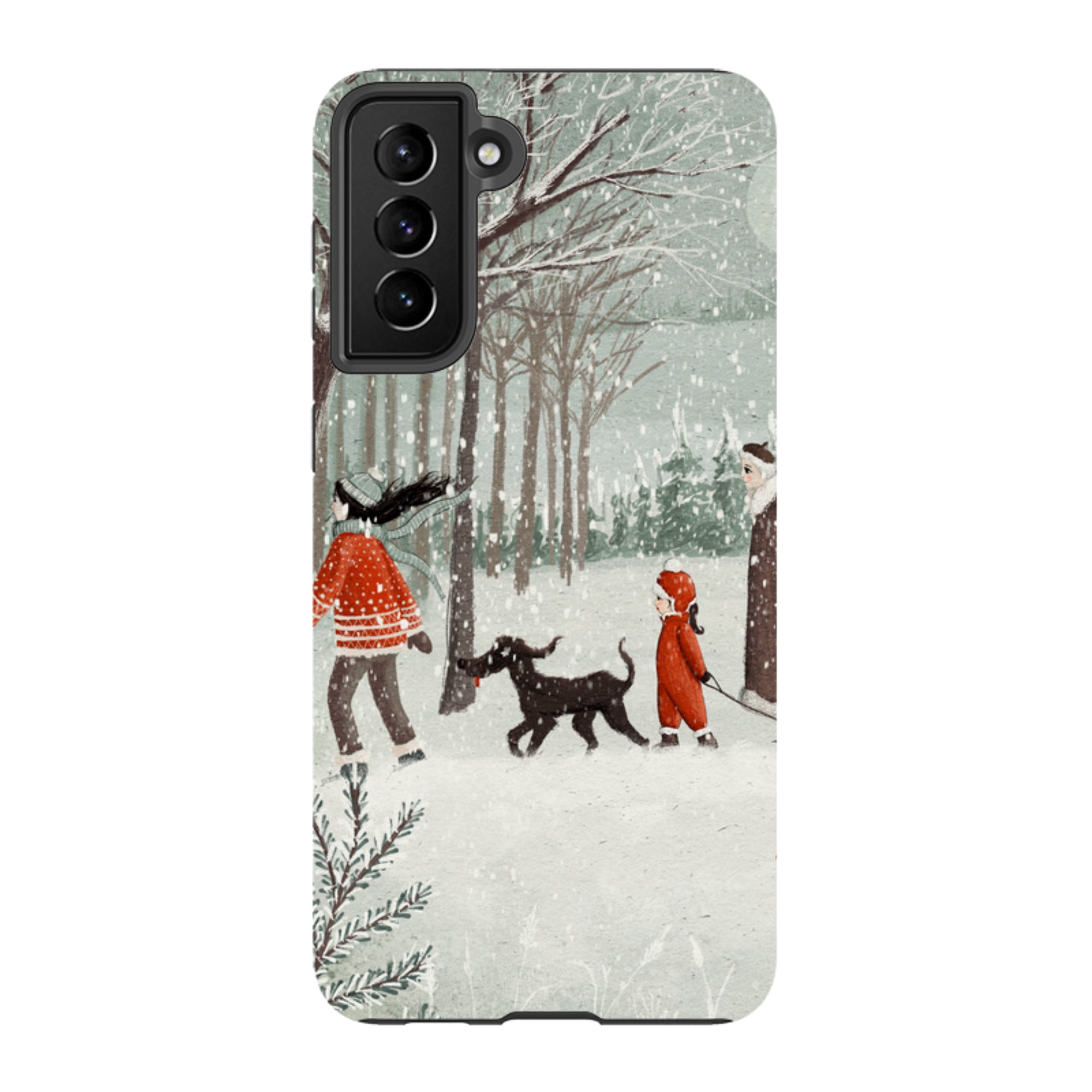 Samsung Tough Case - Winter Walk By Maja Lindberg