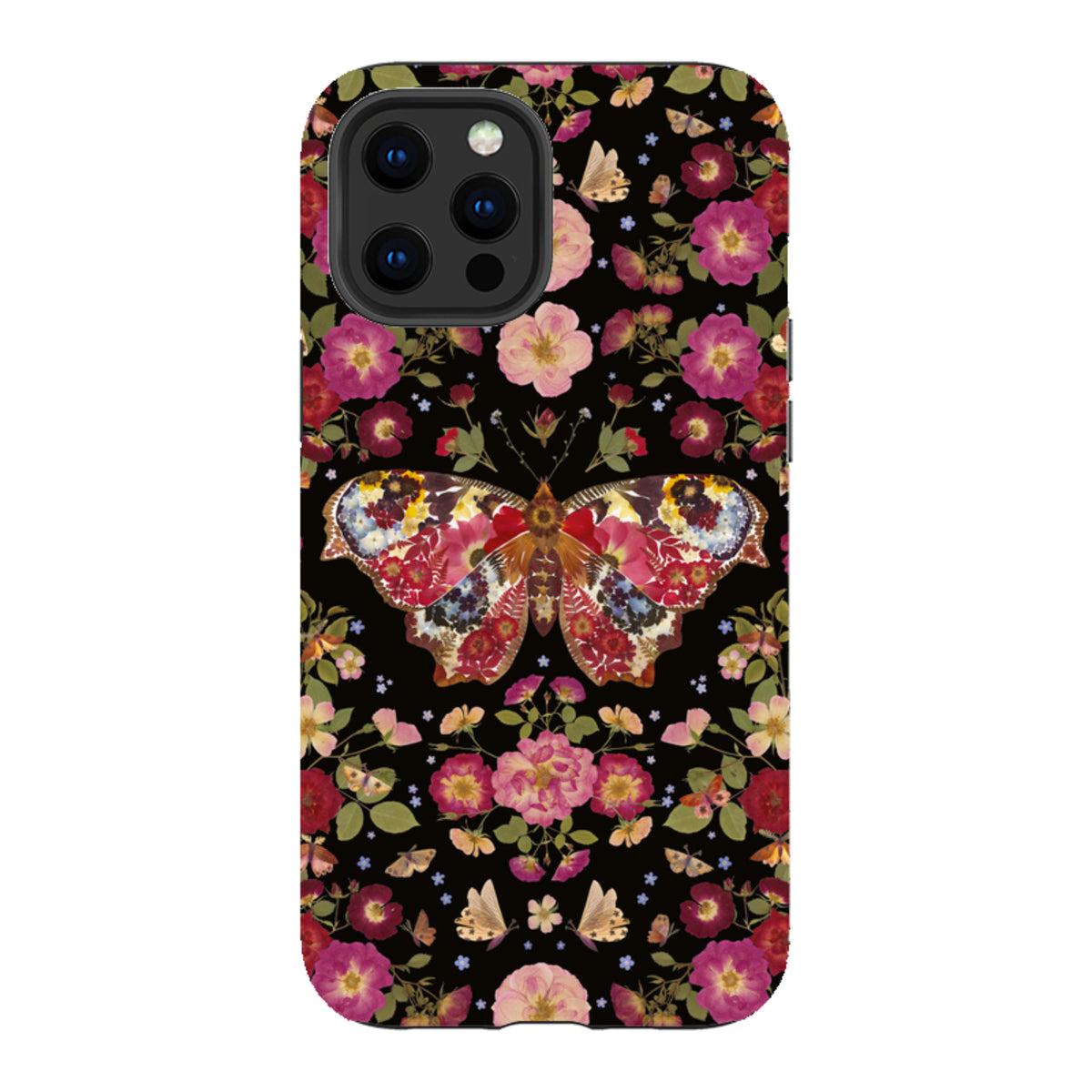 iPhone Tough Case - Midnight Butterfly By Helen Ahpornsiri