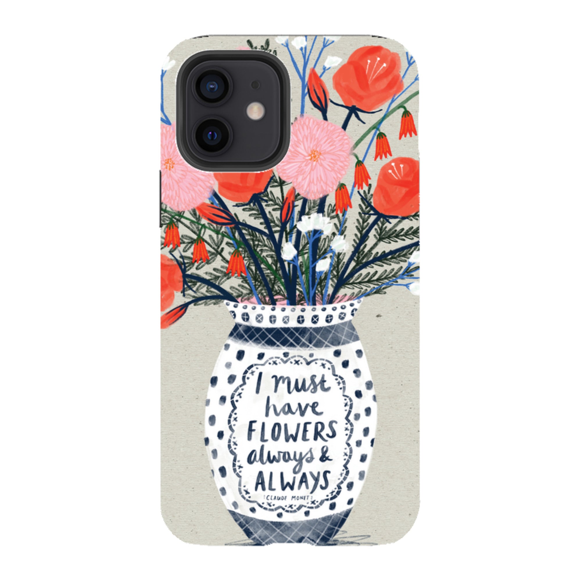 iPhone Tough Case - Flowers Always By Lee Foster Wilson