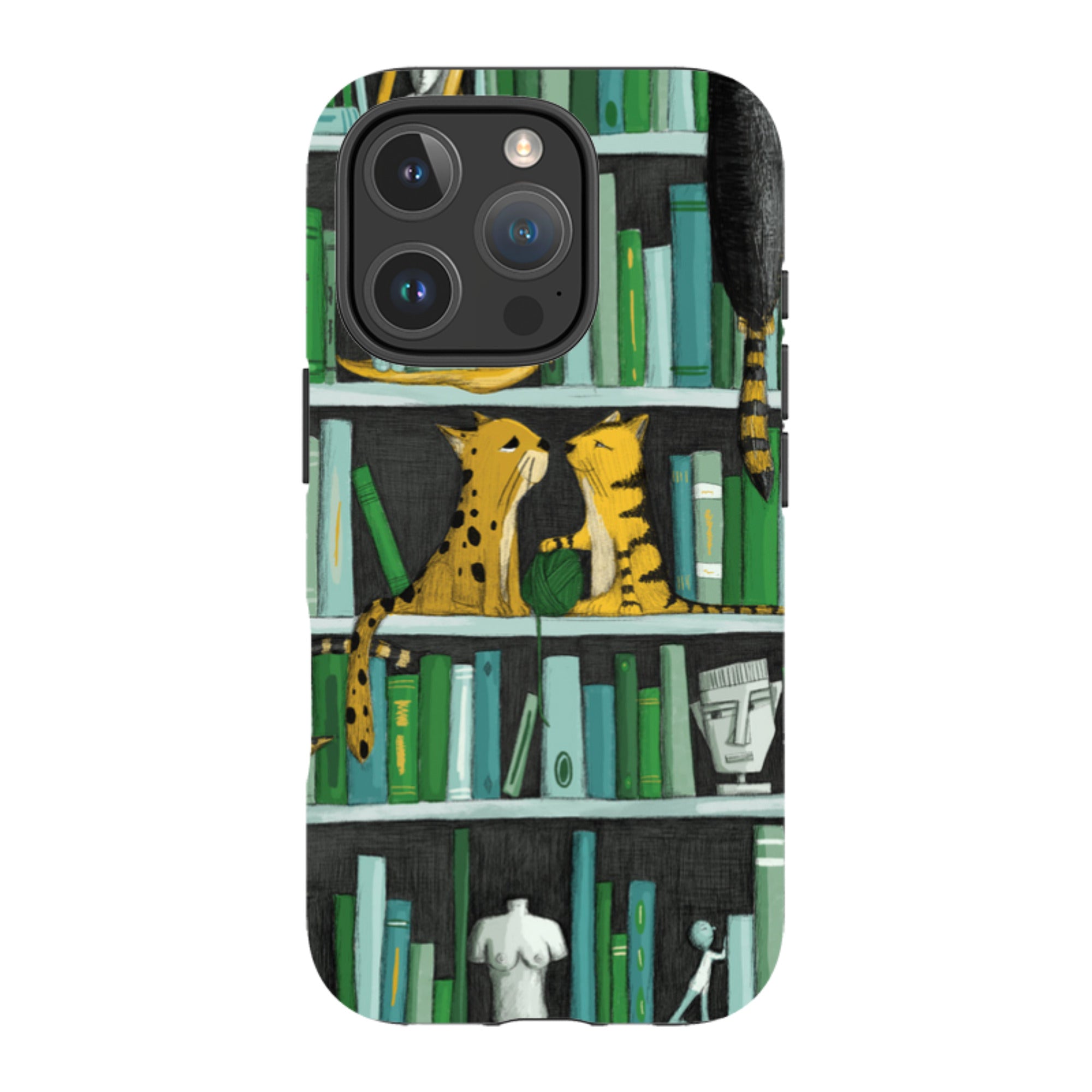 iPhone MagSafe Tough Case - Library Friends By Maja Lindberg