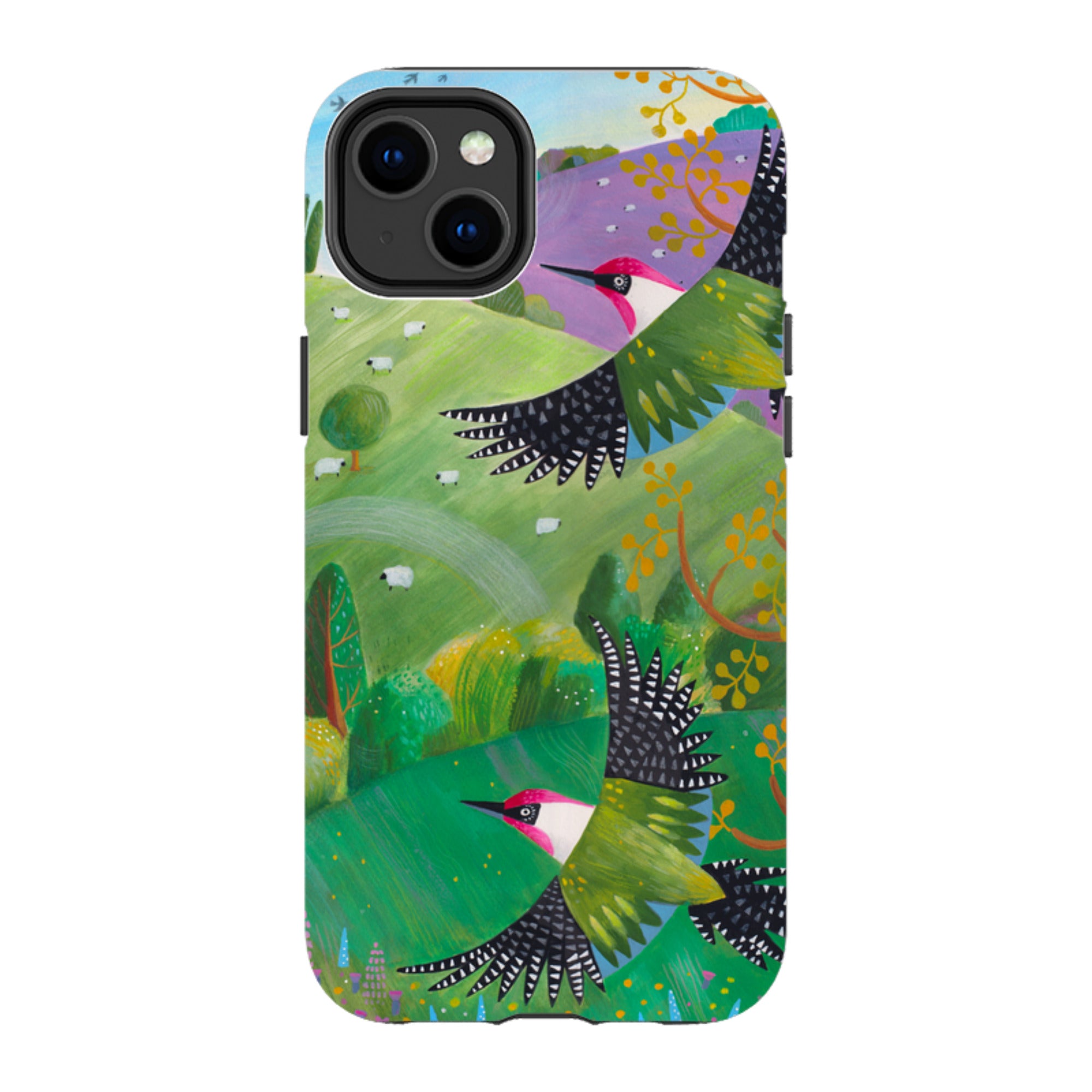 iPhone Tough Case - Woodpeckers By Bex Parkin