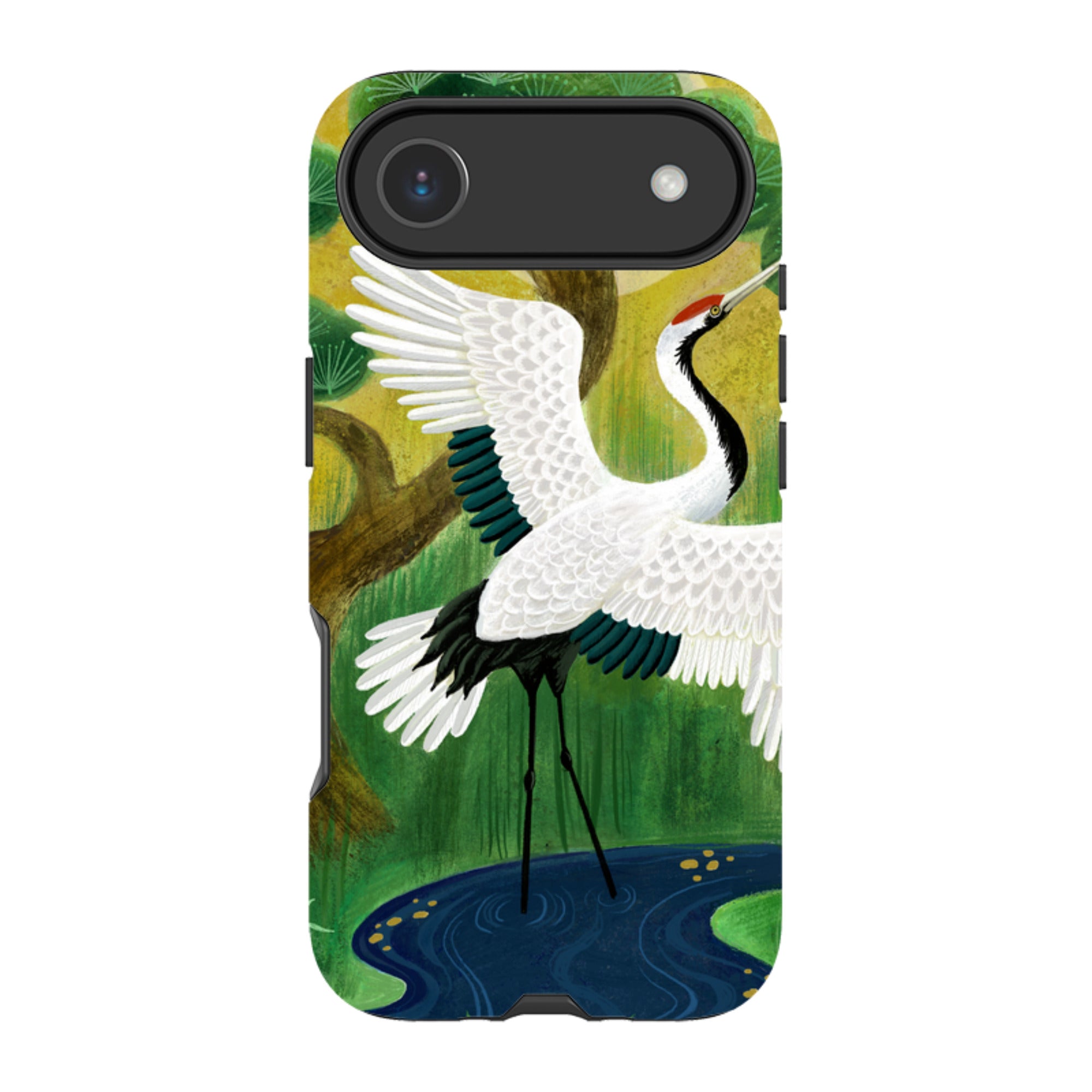 iPhone Tough Case - Crane By Bex Parkin