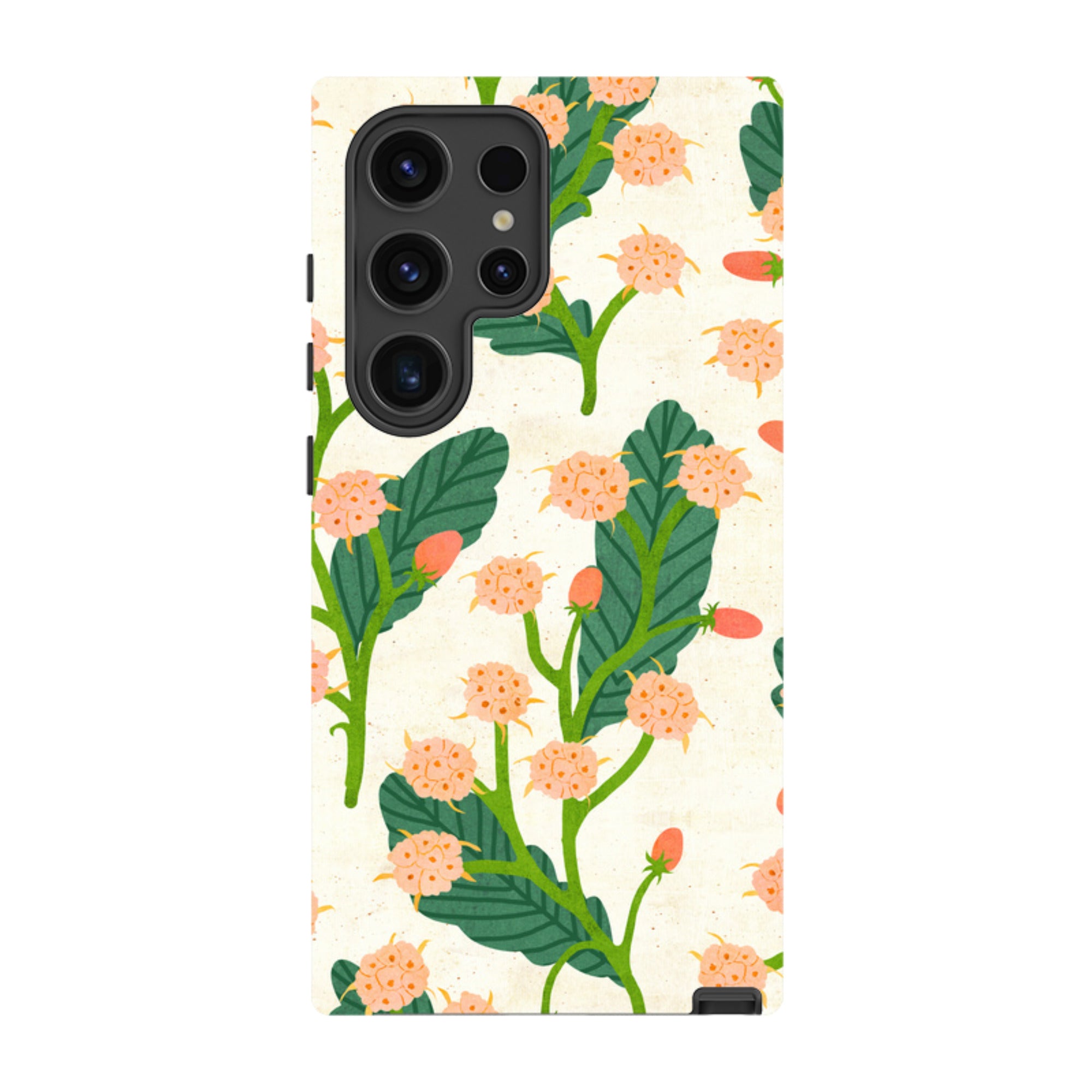 Samsung Tough Case - Summer Seeds Cream By Katherine Quinn