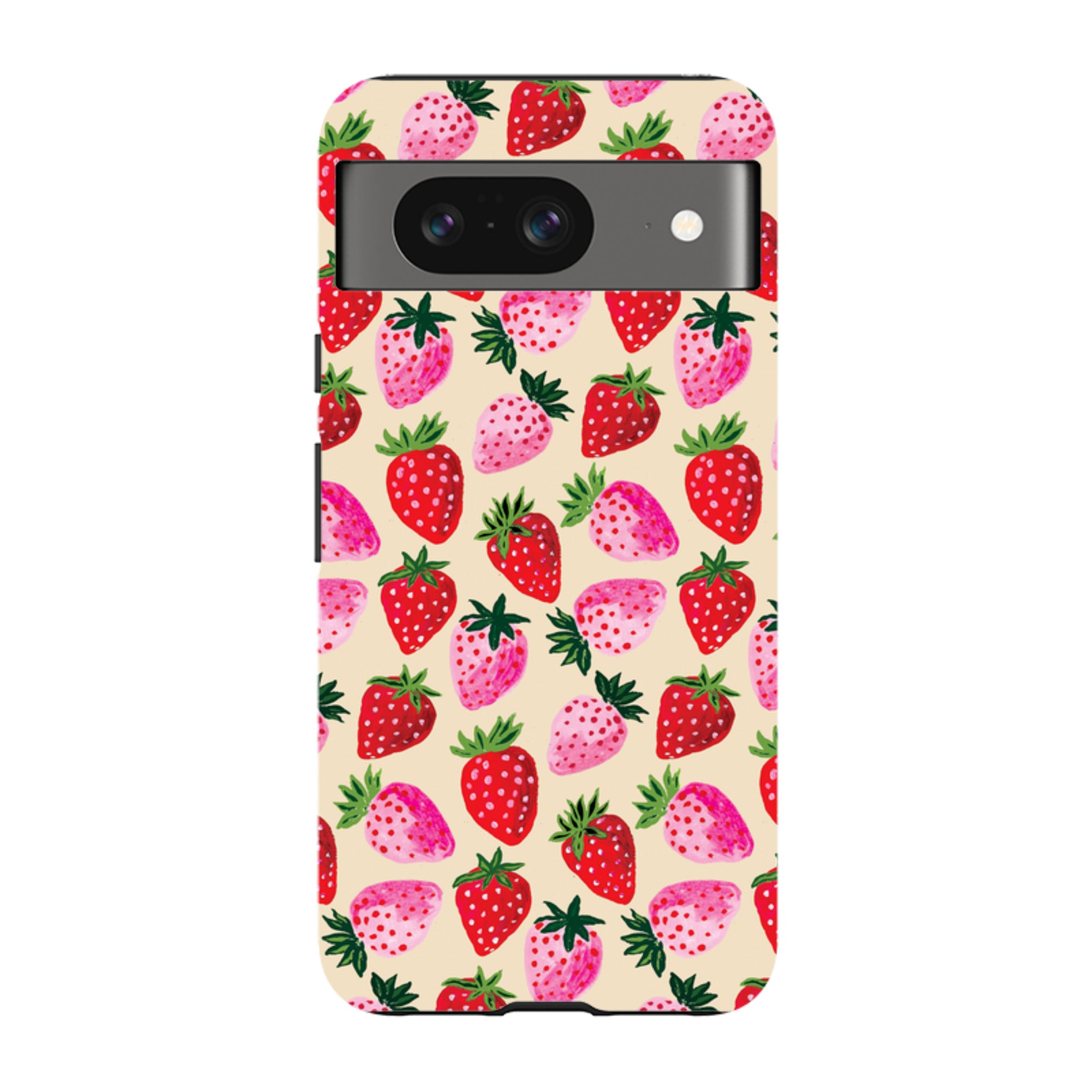 Google Tough Case - Strawberry Scatter Cream By Emma Frances Grant
