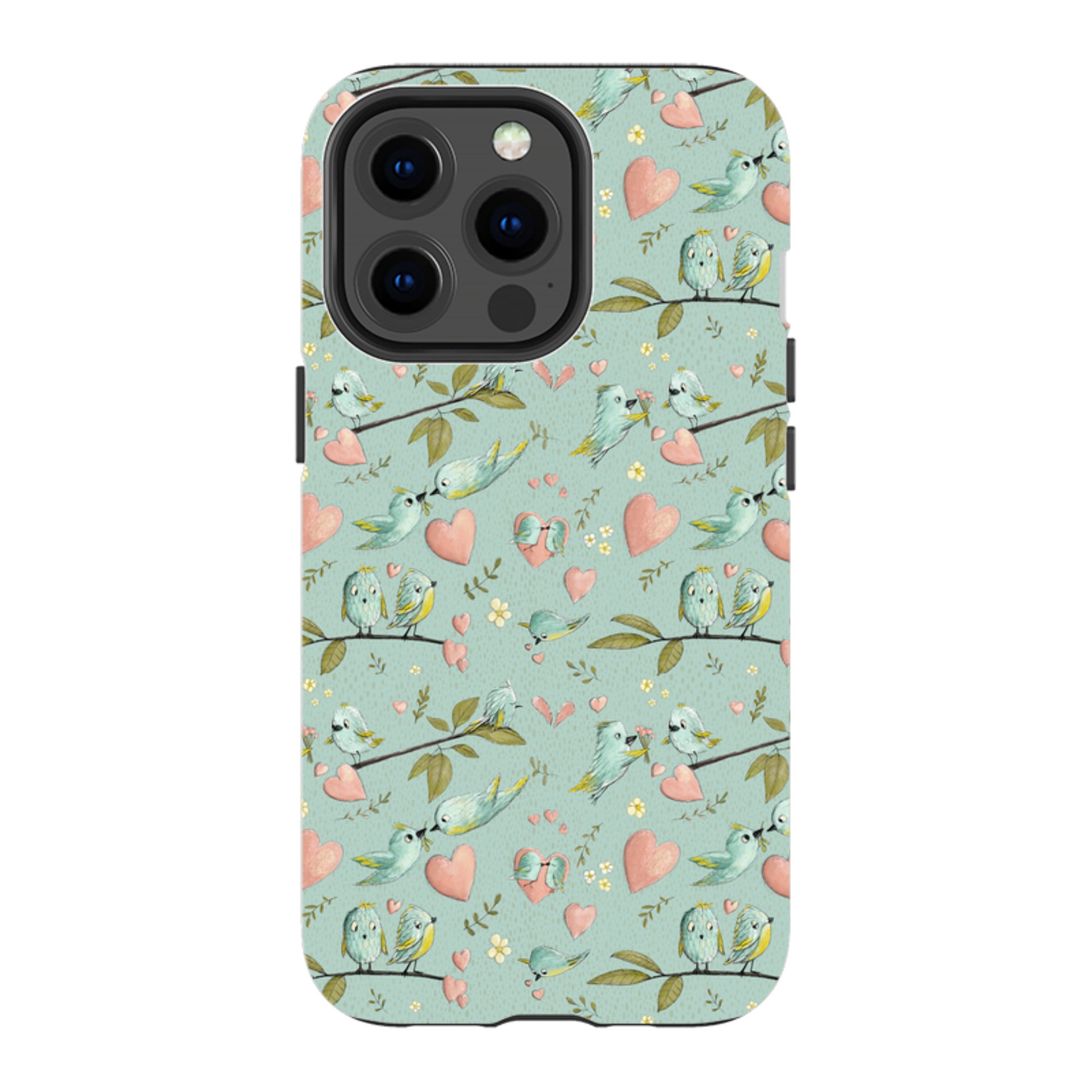 iPhone Tough Case - Love Is In The Air Pattern By Maja Lindberg