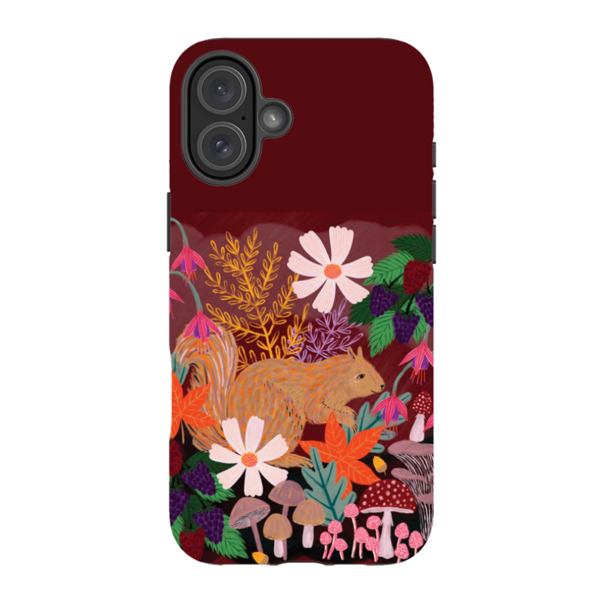 iPhone Tough Case - Autumn Squirrel By Lee Foster Wilson