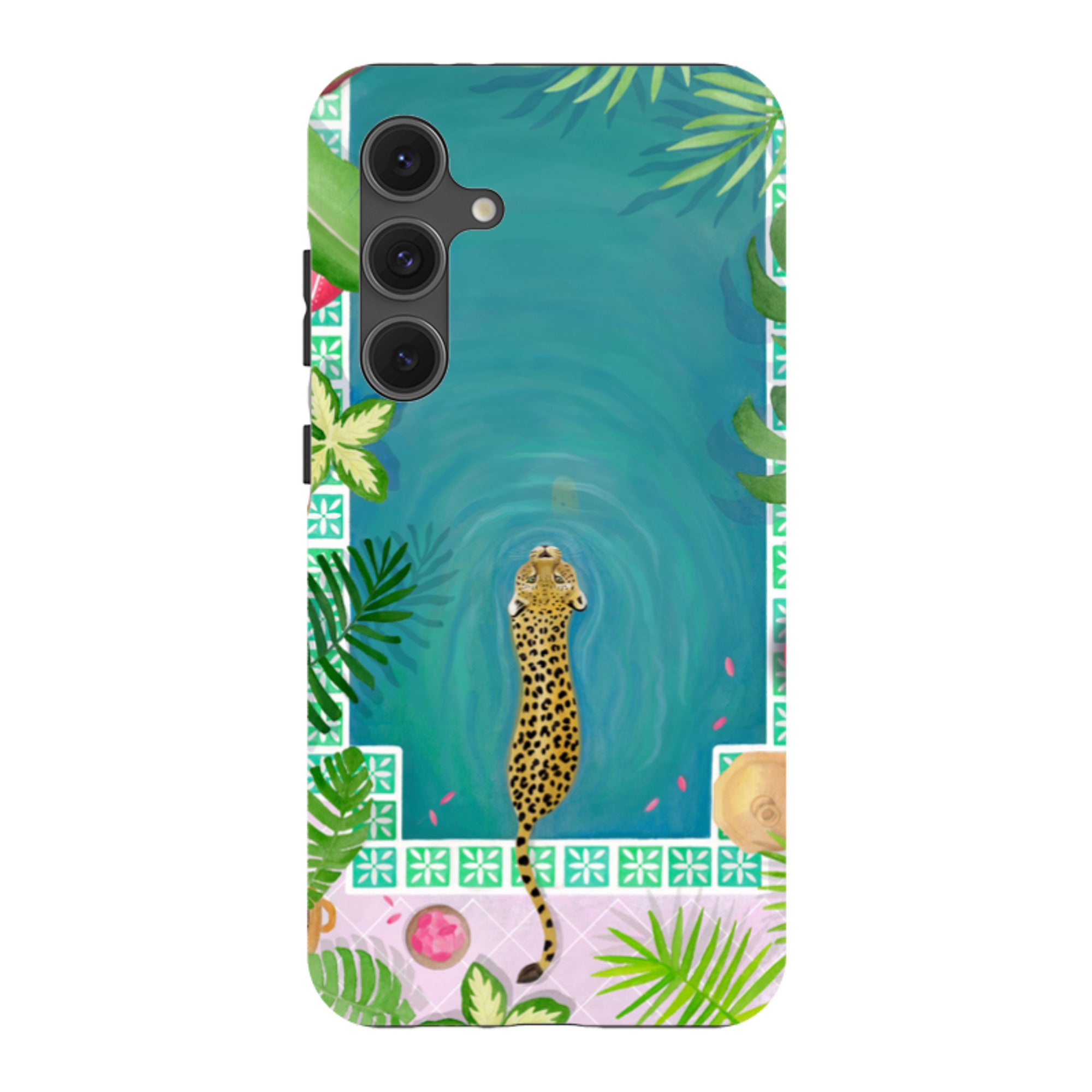 Samsung Tough Case - Morocco Pool Leopard By Bex Parkin