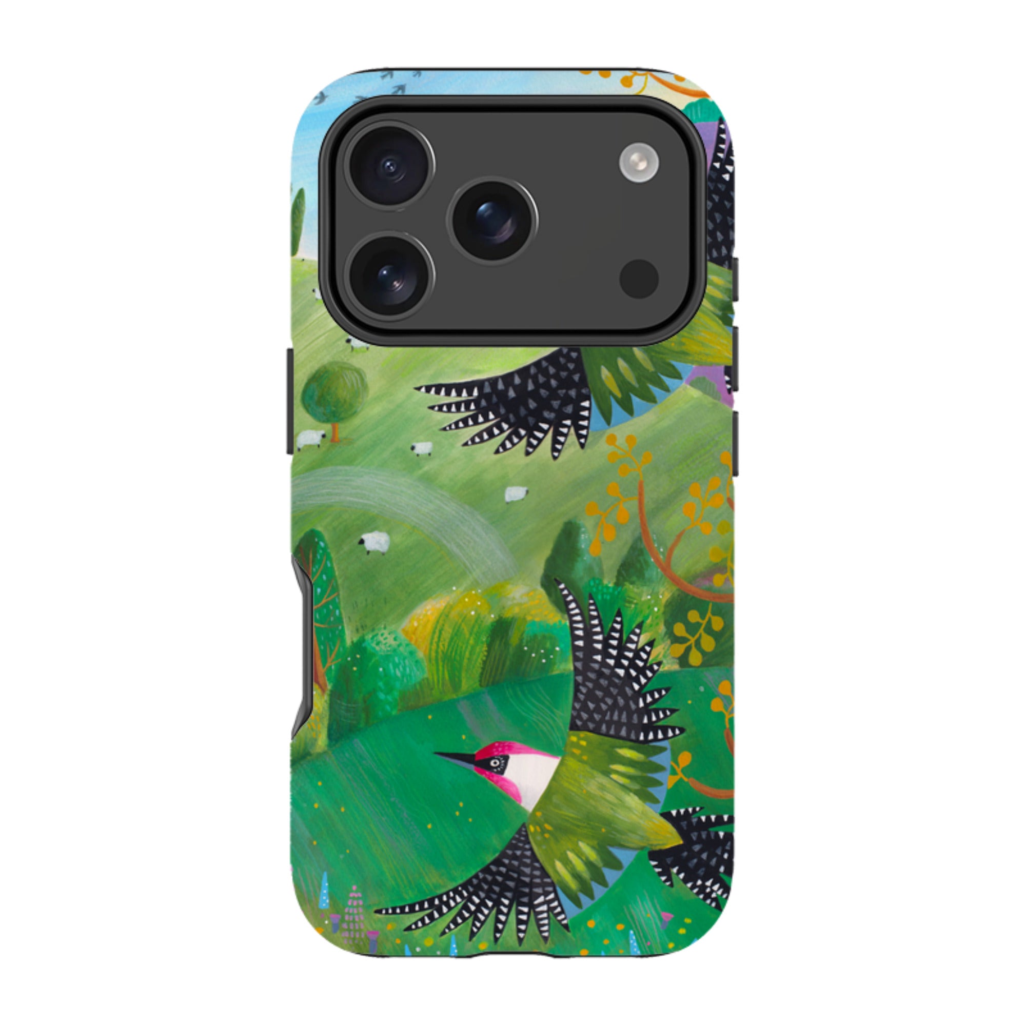 iPhone Tough Case - Woodpeckers By Bex Parkin
