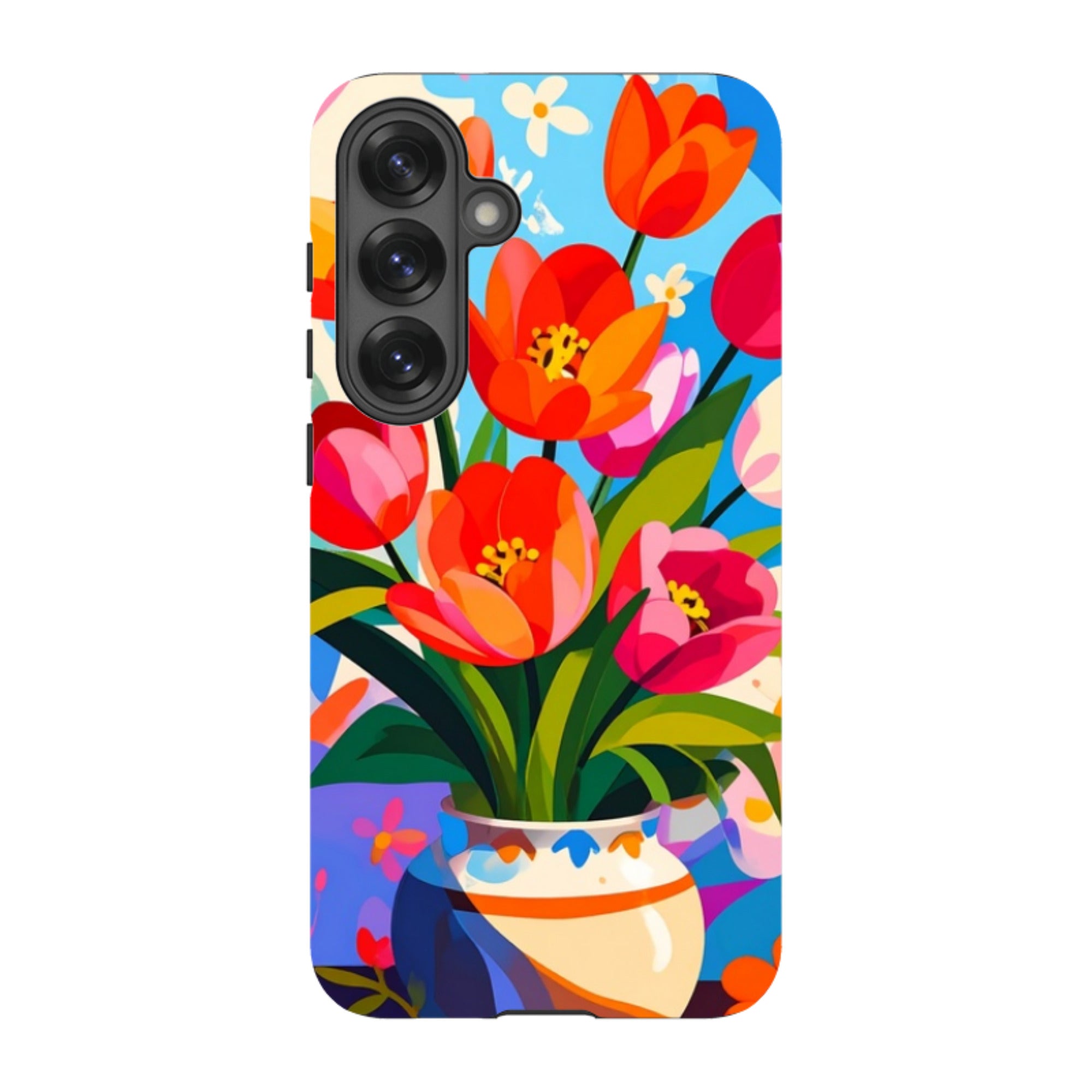 Samsung Tough Case - Tulip Pot Floral