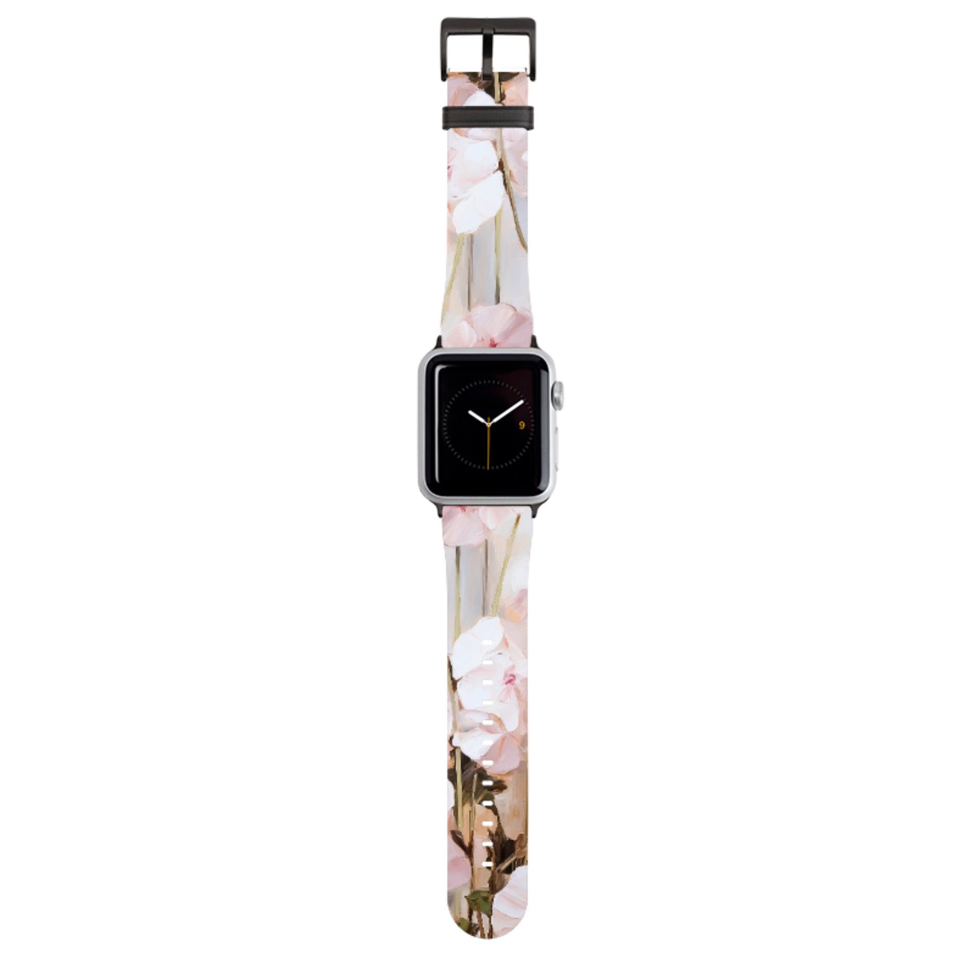 Pink Delight Floral Apple Watch Strap