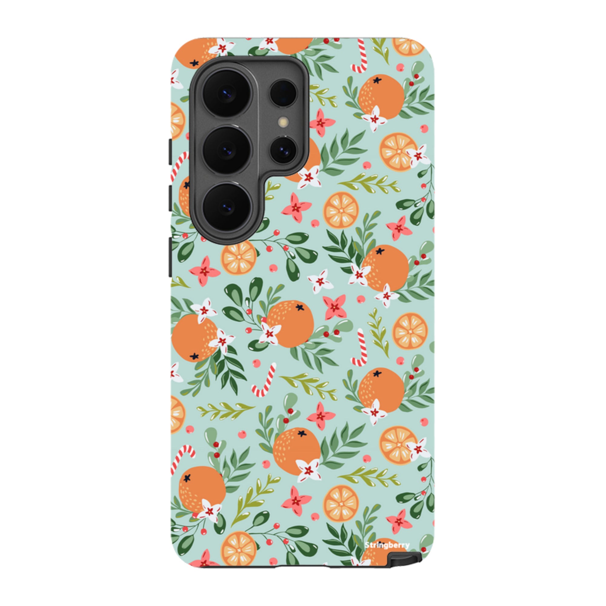 Samsung Tough Case - Oranges and Candy Canes
