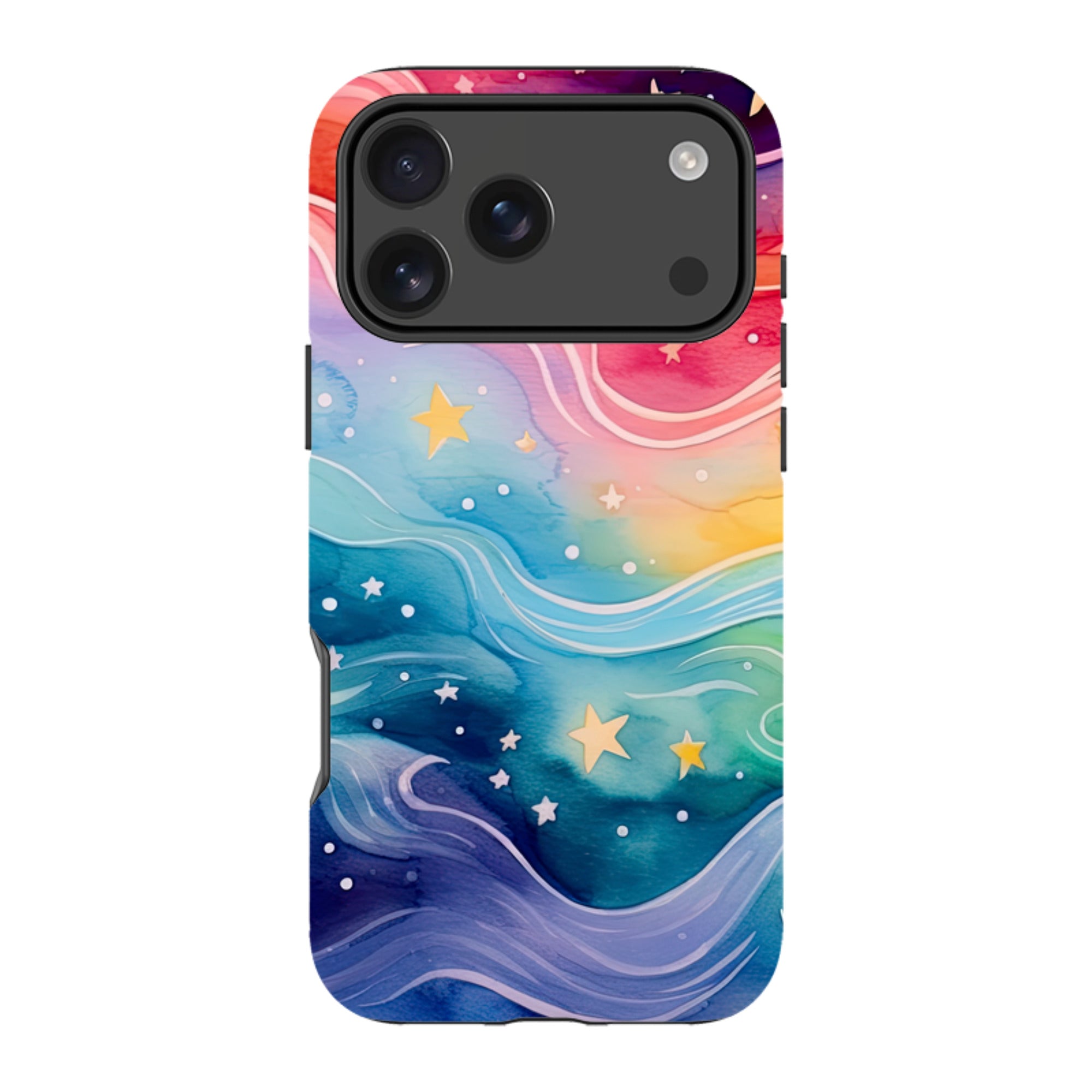 iPhone MagSafe Tough Case - Rainbow Stars IV