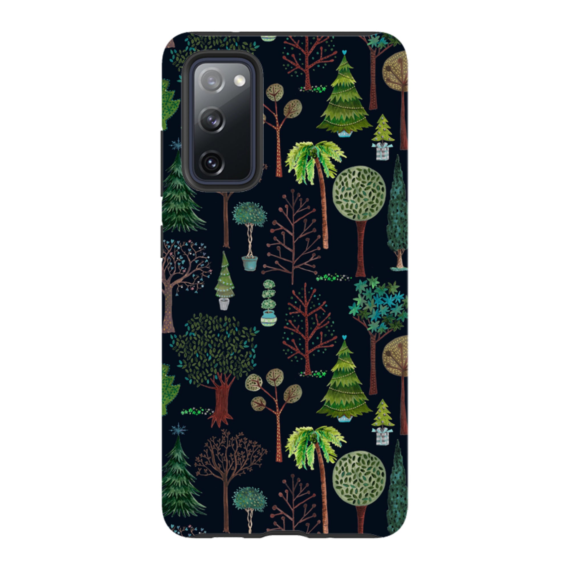 Samsung Tough Case - Xmas Trees Dark By Caroline Bonne Muller