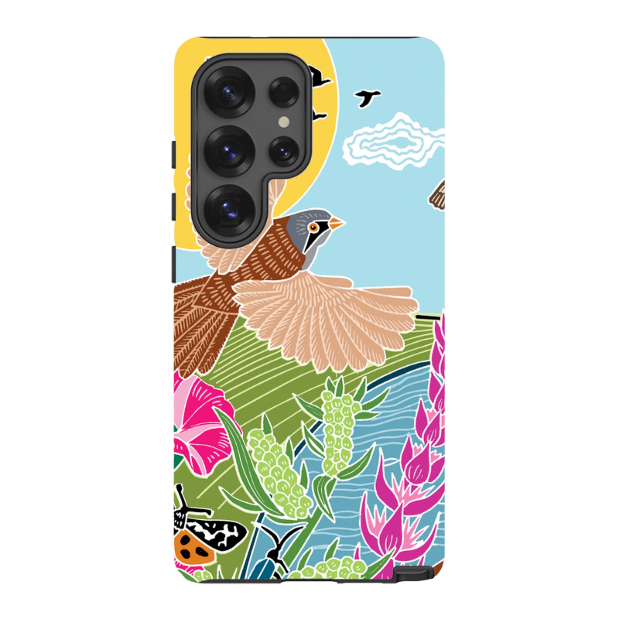 Samsung Tough Case - Bearded Tits By Kate Heiss
