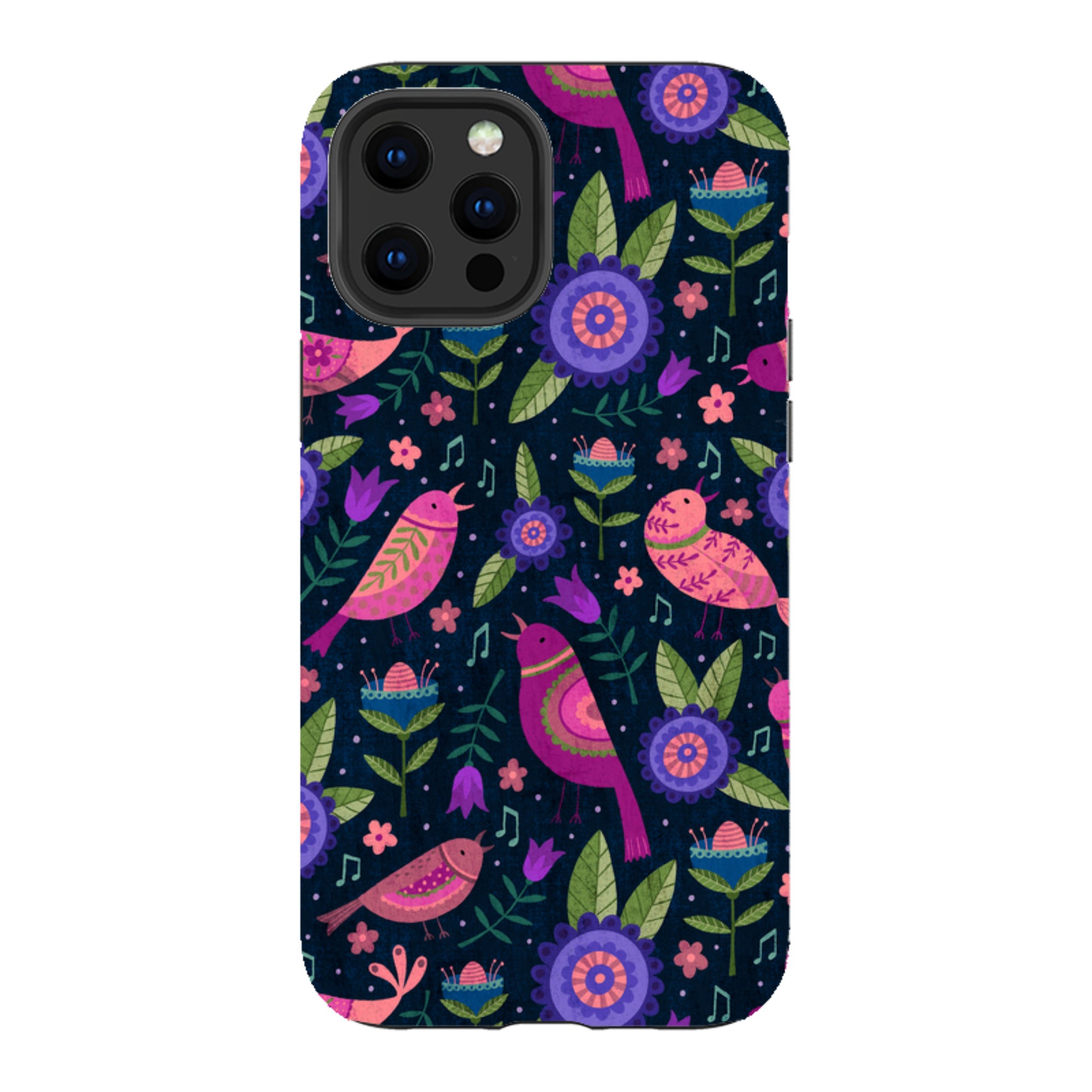 iPhone Tough Case - Bird Pattern VI By Suzy Taylor