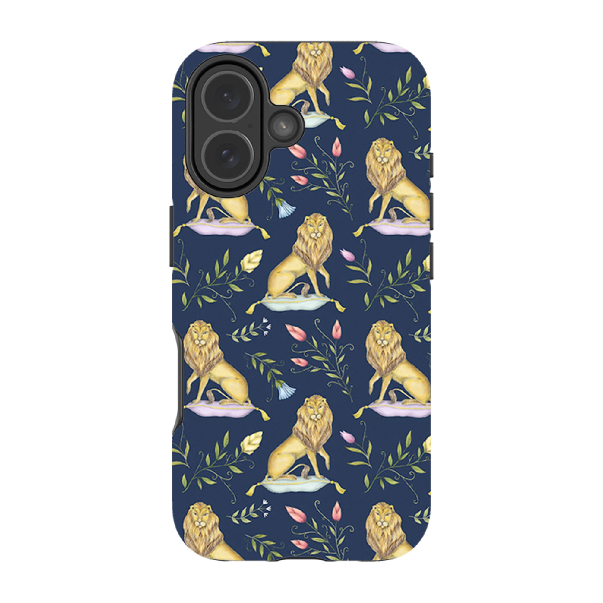 iPhone Tough Case - Leo Et Flores Navy By Catherine Rowe